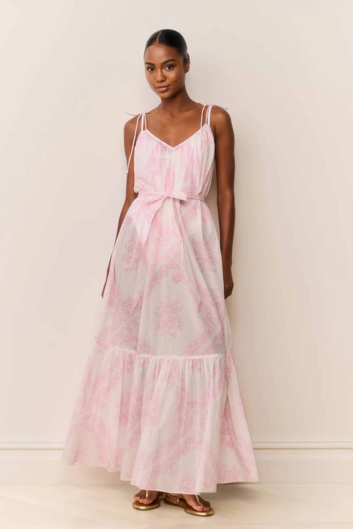 Hale Cotton Toile Print Cover-Up Dress - Image 6