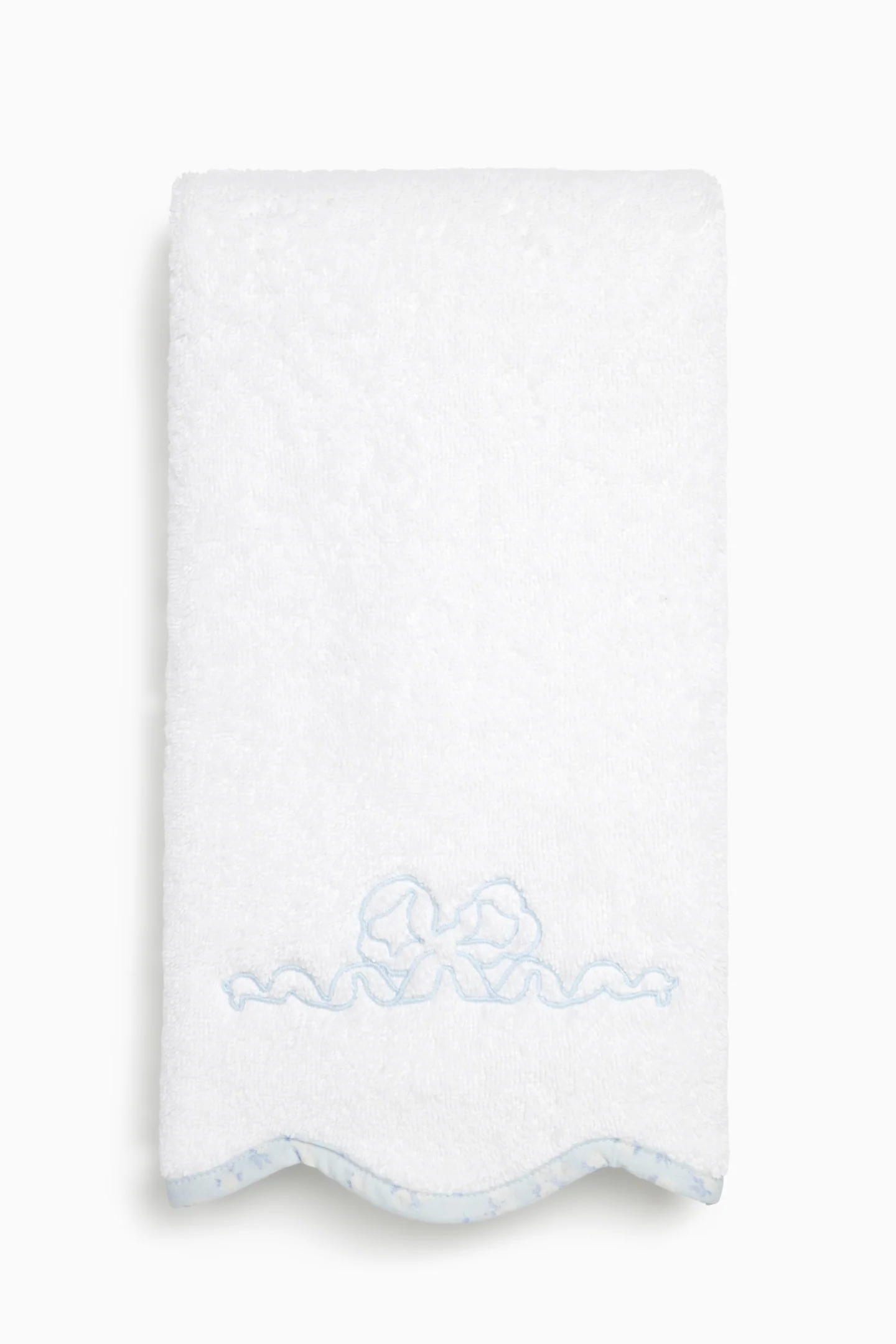 Bow-Embroidered Hand Towel - Image 2