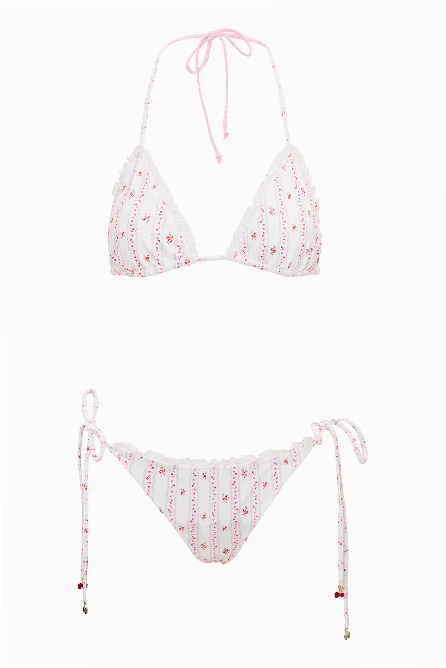 Harbor Cherry Stripe Bikini - Image 7