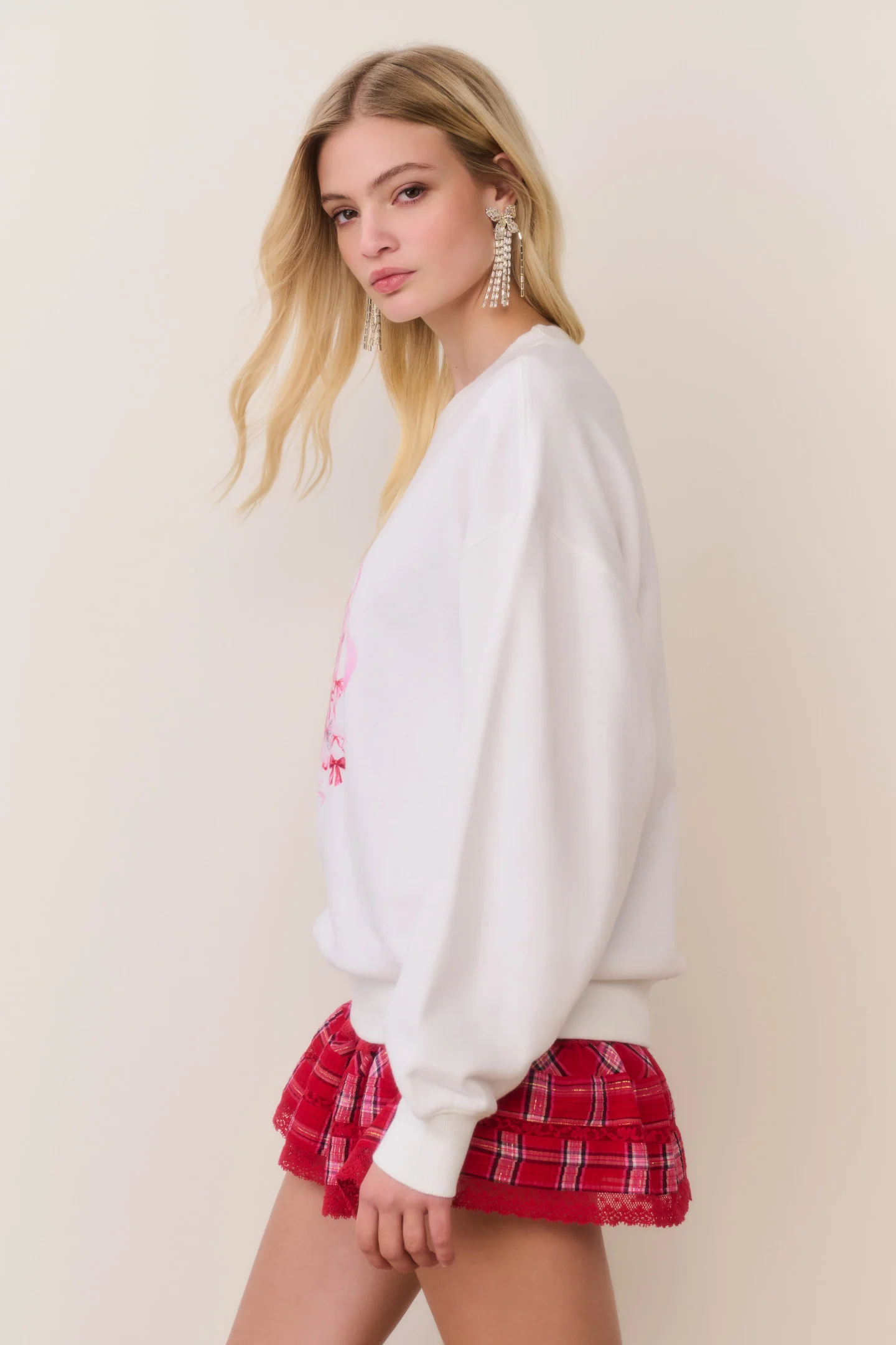 Havenleigh Christmas Bow Fleece Pullover - Image 2