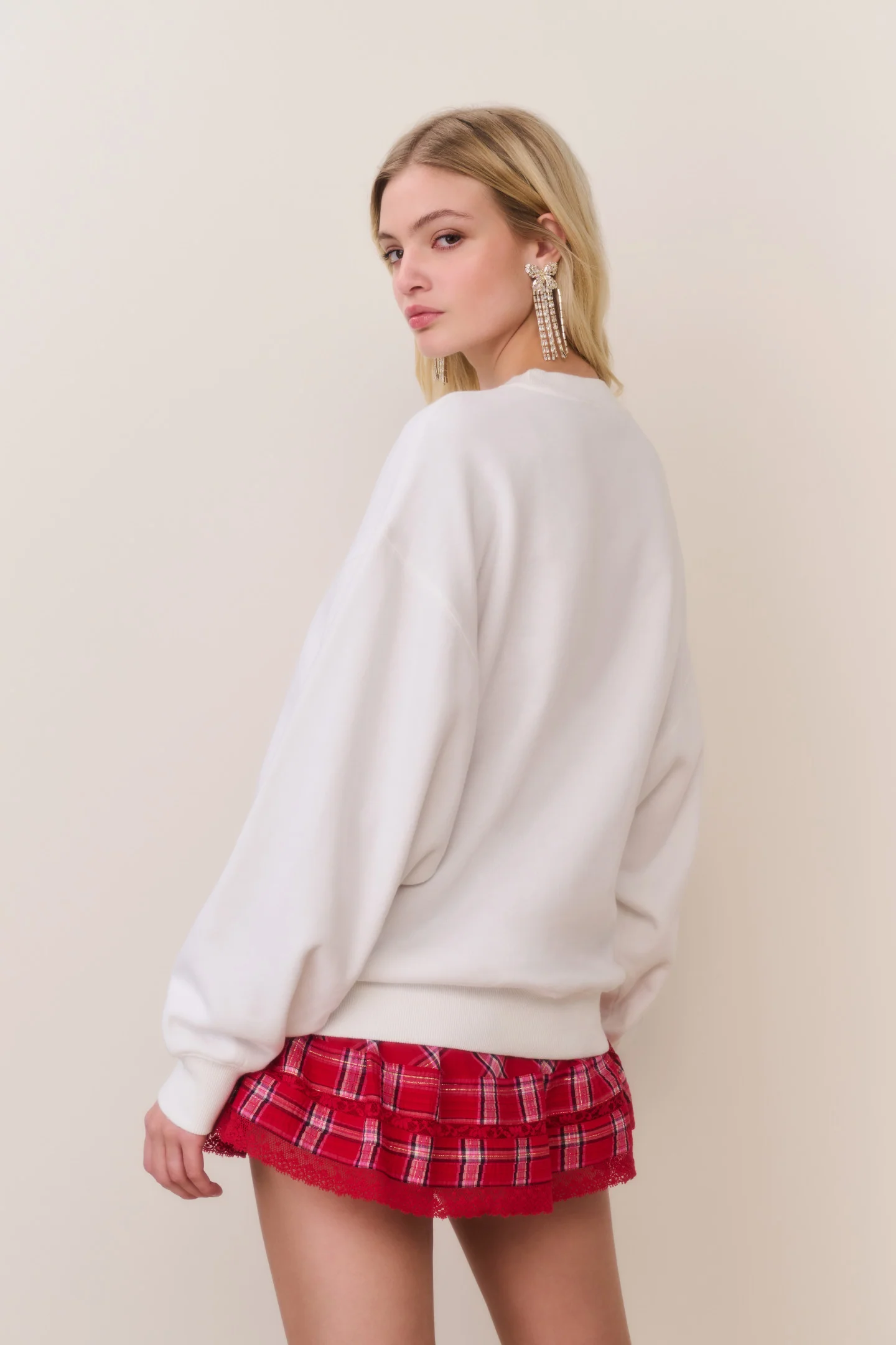 Havenleigh Christmas Bow Fleece Pullover - Image 3