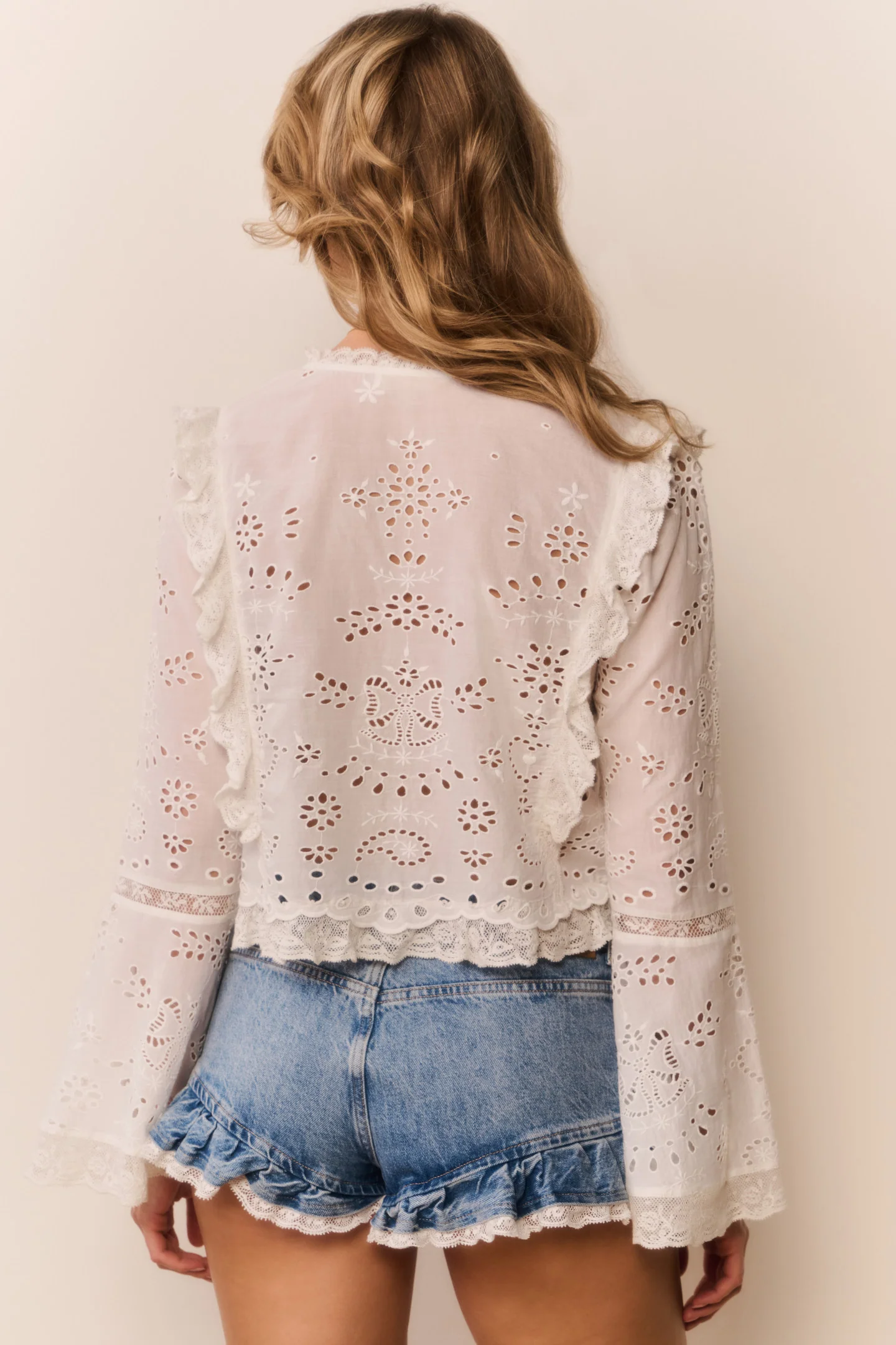 Hawthorn Cotton Eyelet Blouse - Image 5