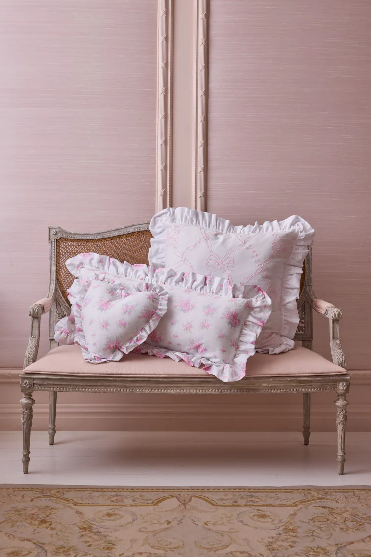 Ruffle Heart Pillow - Image 3