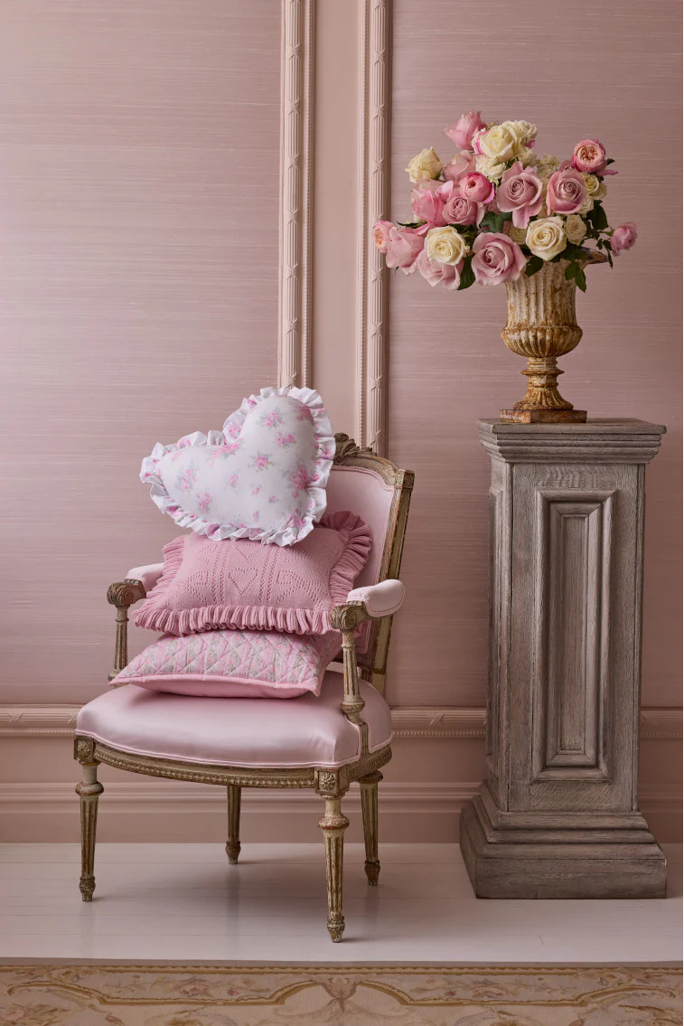 Ruffle Heart Pillow - Image 4
