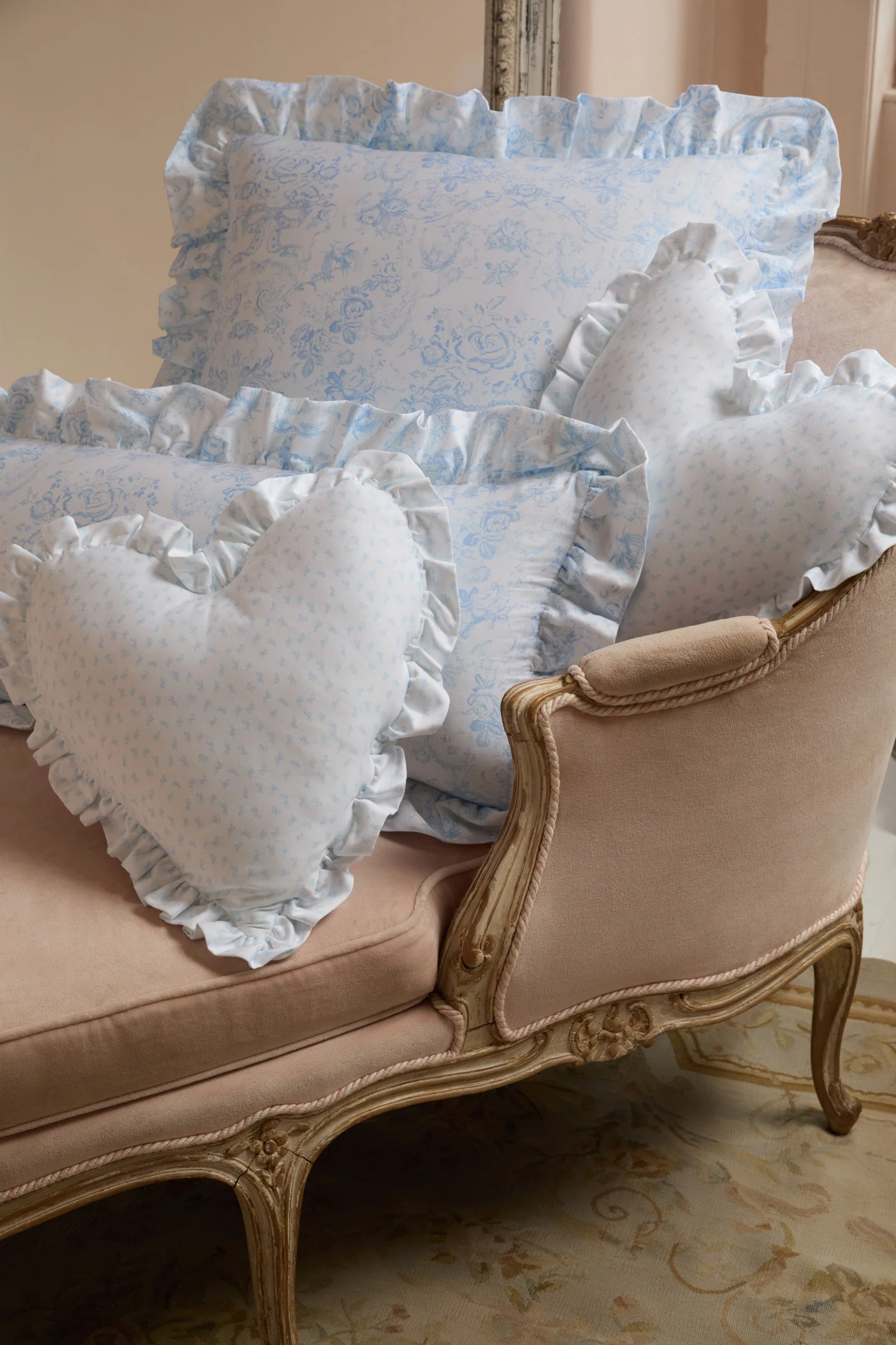 Heart Shape Ruffle Pillow - Image 7
