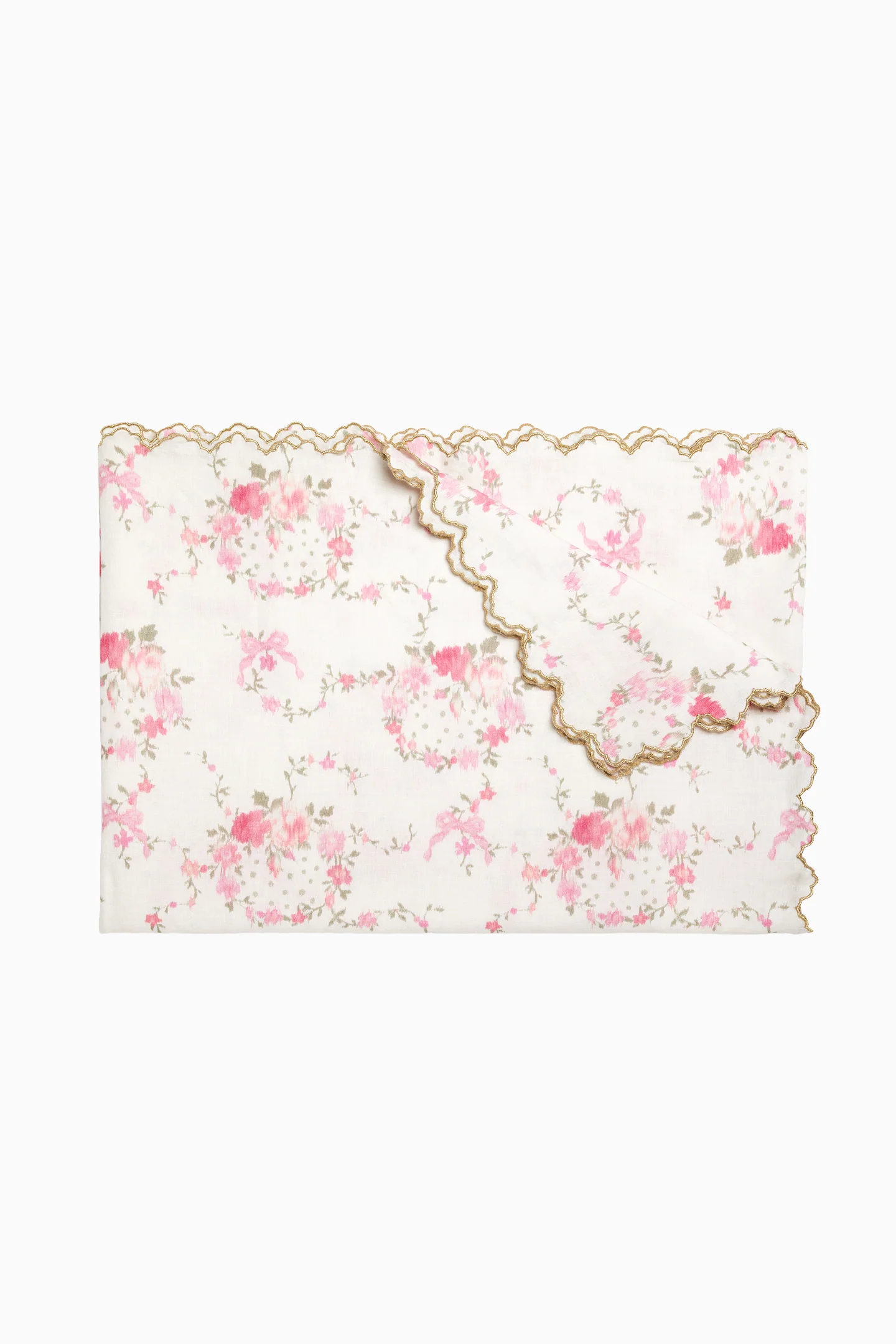 Floral Wreath Table Linen - Image 2