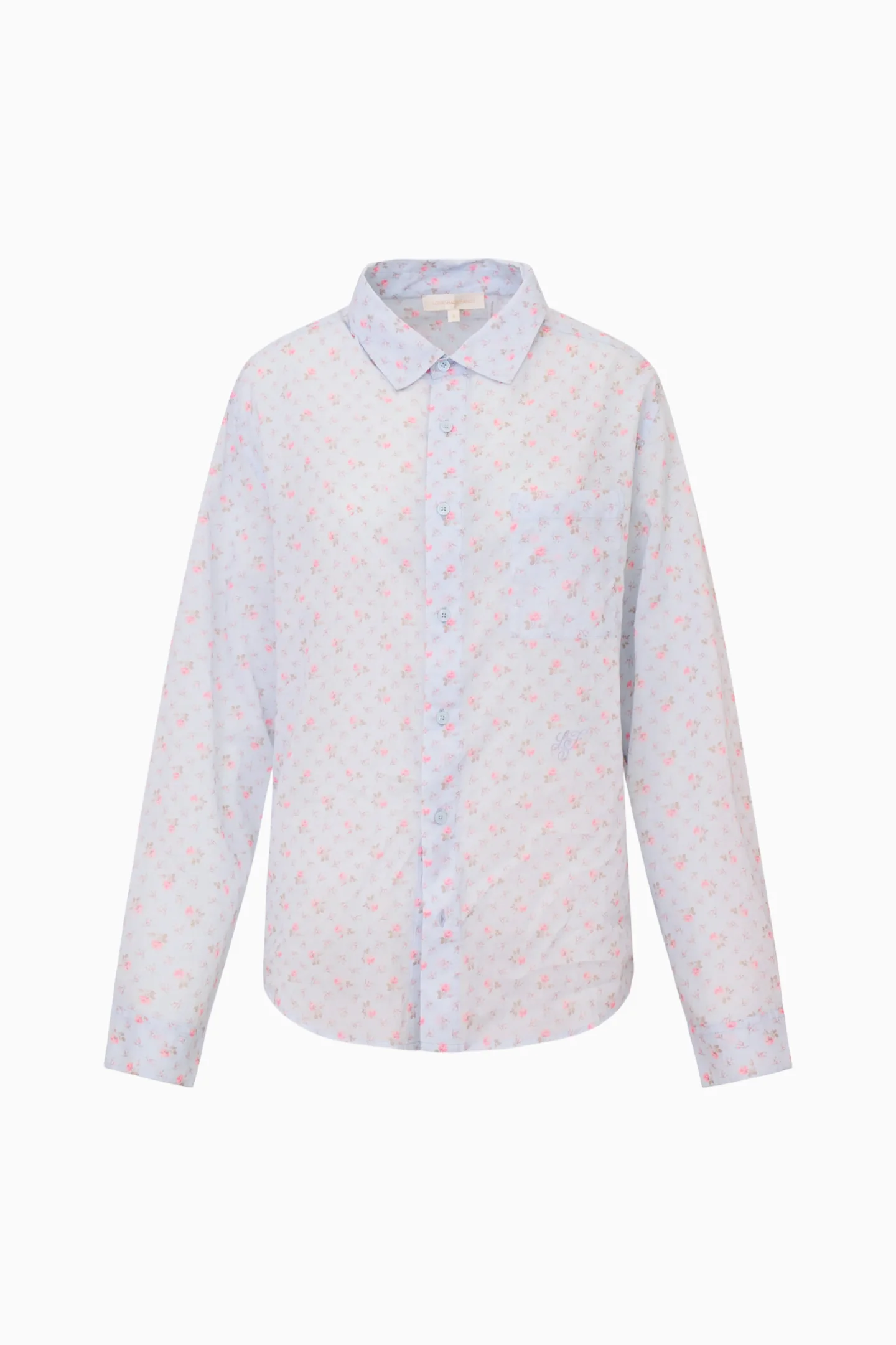 Hudley Floral Cotton Unisex Shirt - Image 8