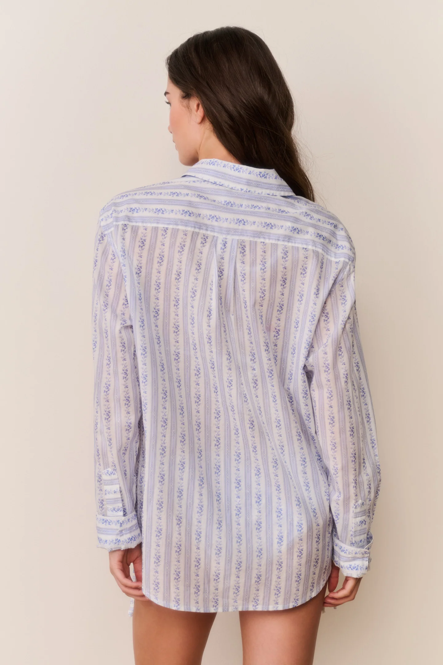 Hudley Floral Cotton Unisex Shirt - Image 15