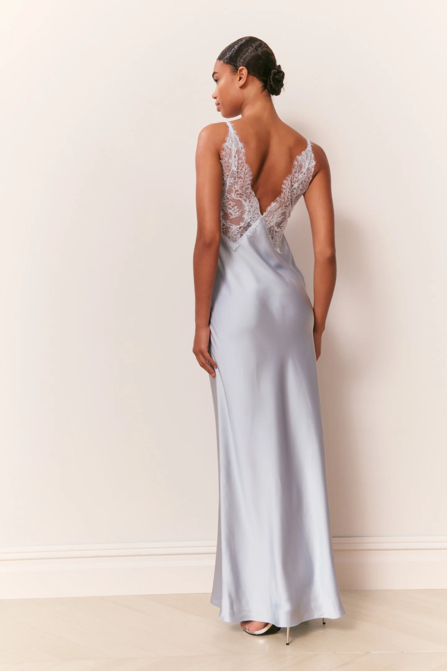 Iridia Satin Maxi Slip Dress - Image 4
