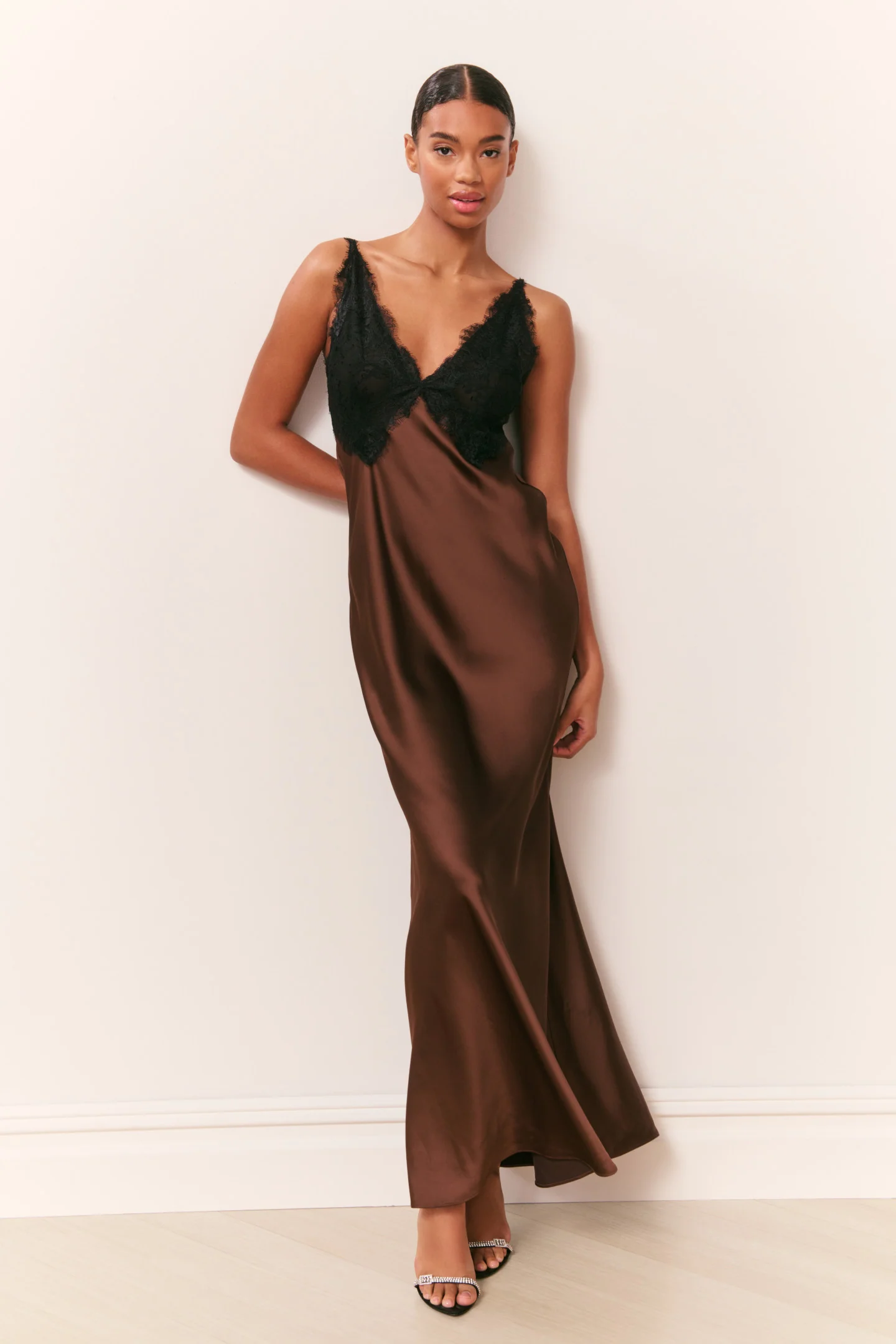 Iridia Satin Maxi Slip Dress - Image 6