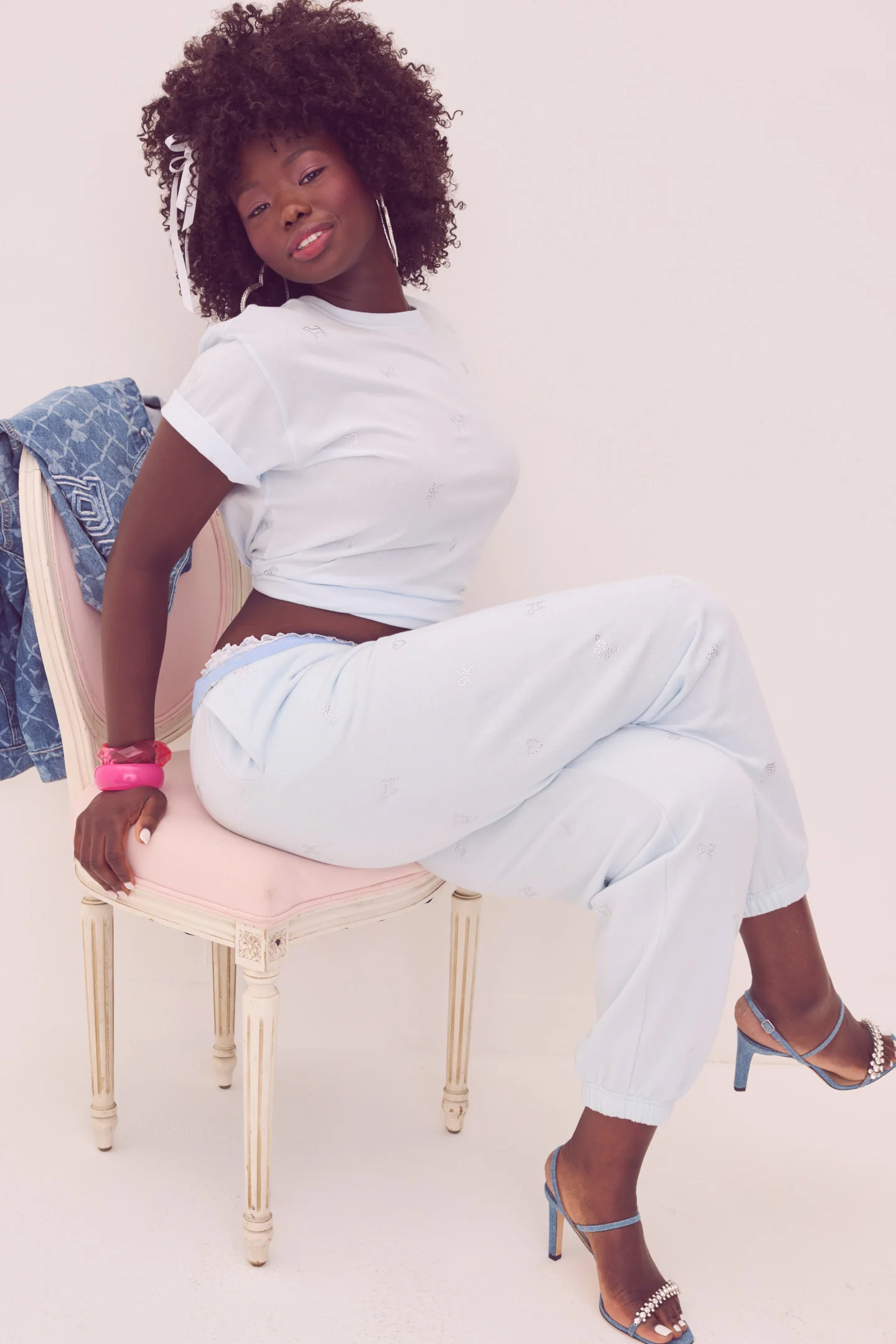 PINK x LoveShackFancy Ivy Fleece Jogger - Image 2
