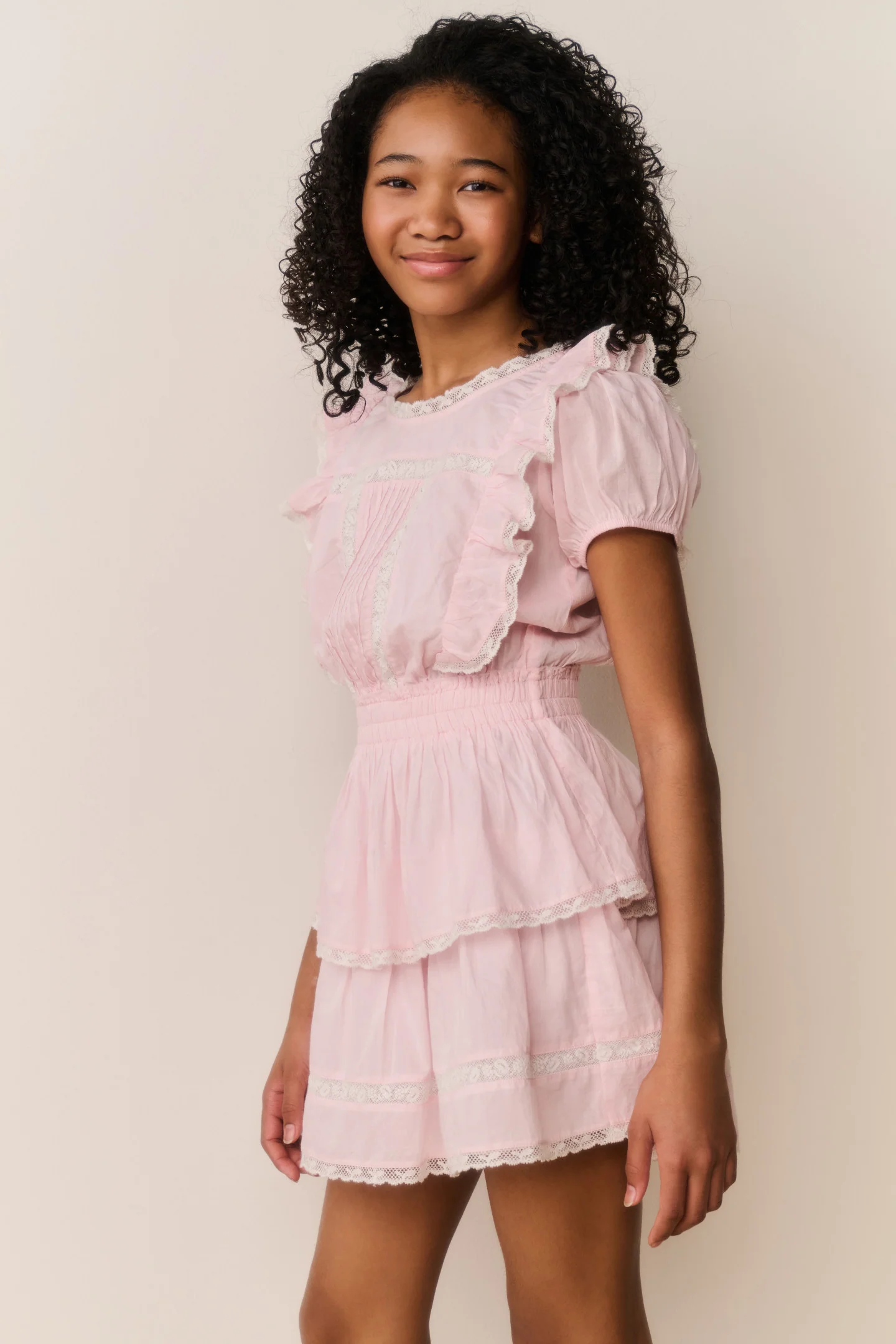 Tween Jaime Cotton Mini Dress - Image 2