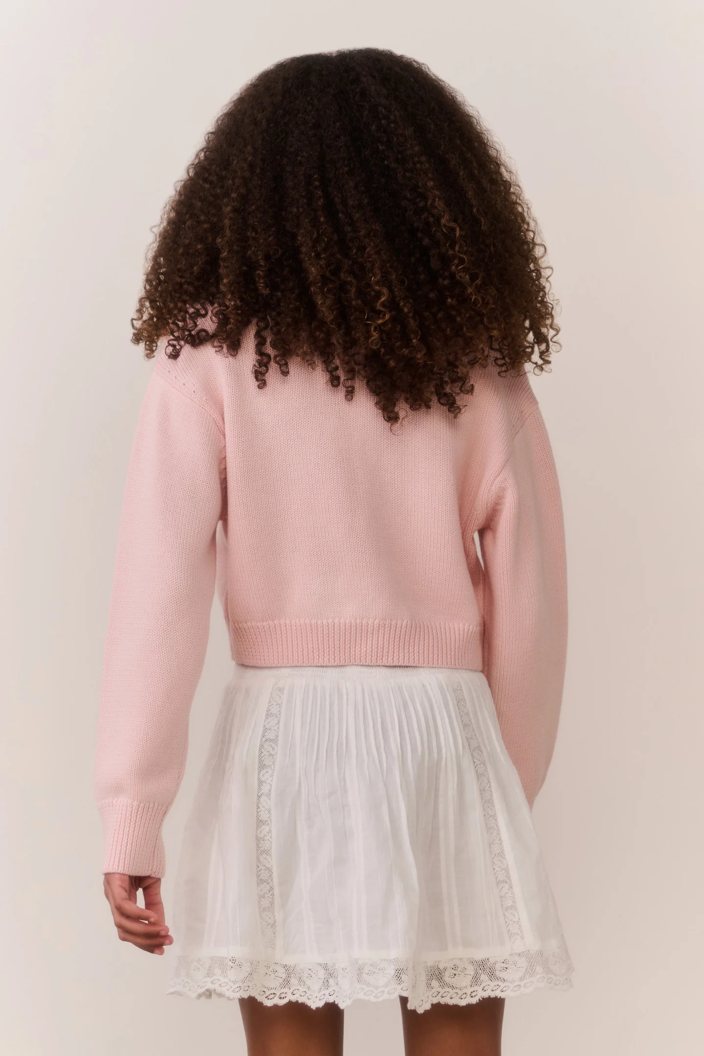 Tween Jayne Bow Embroidered Cardigan - Image 5