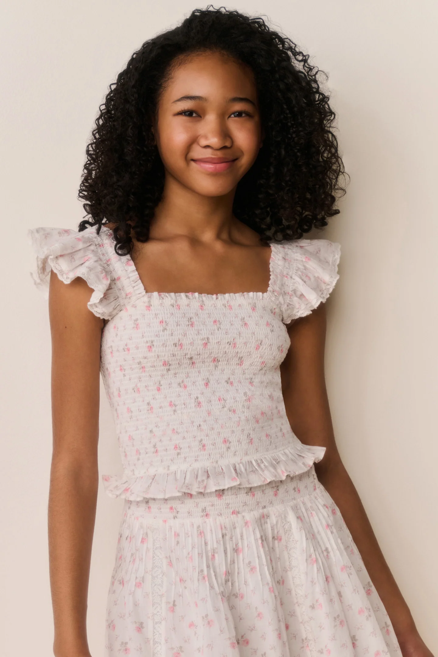 Tween Jeanna Floral Cotton Top - Image 5
