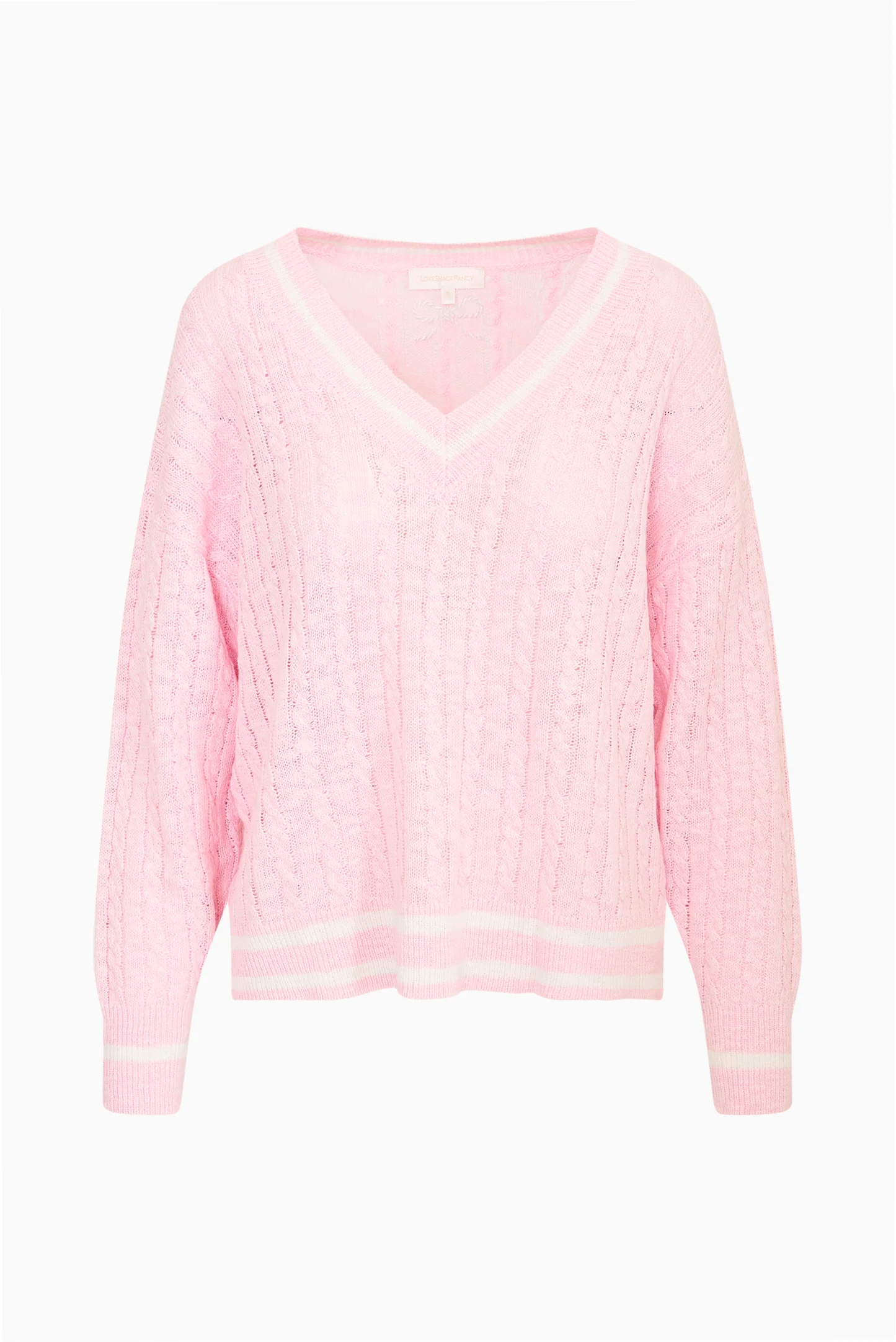 Jessanna Linen-Cotton Cable Knit Pullover - Image 6