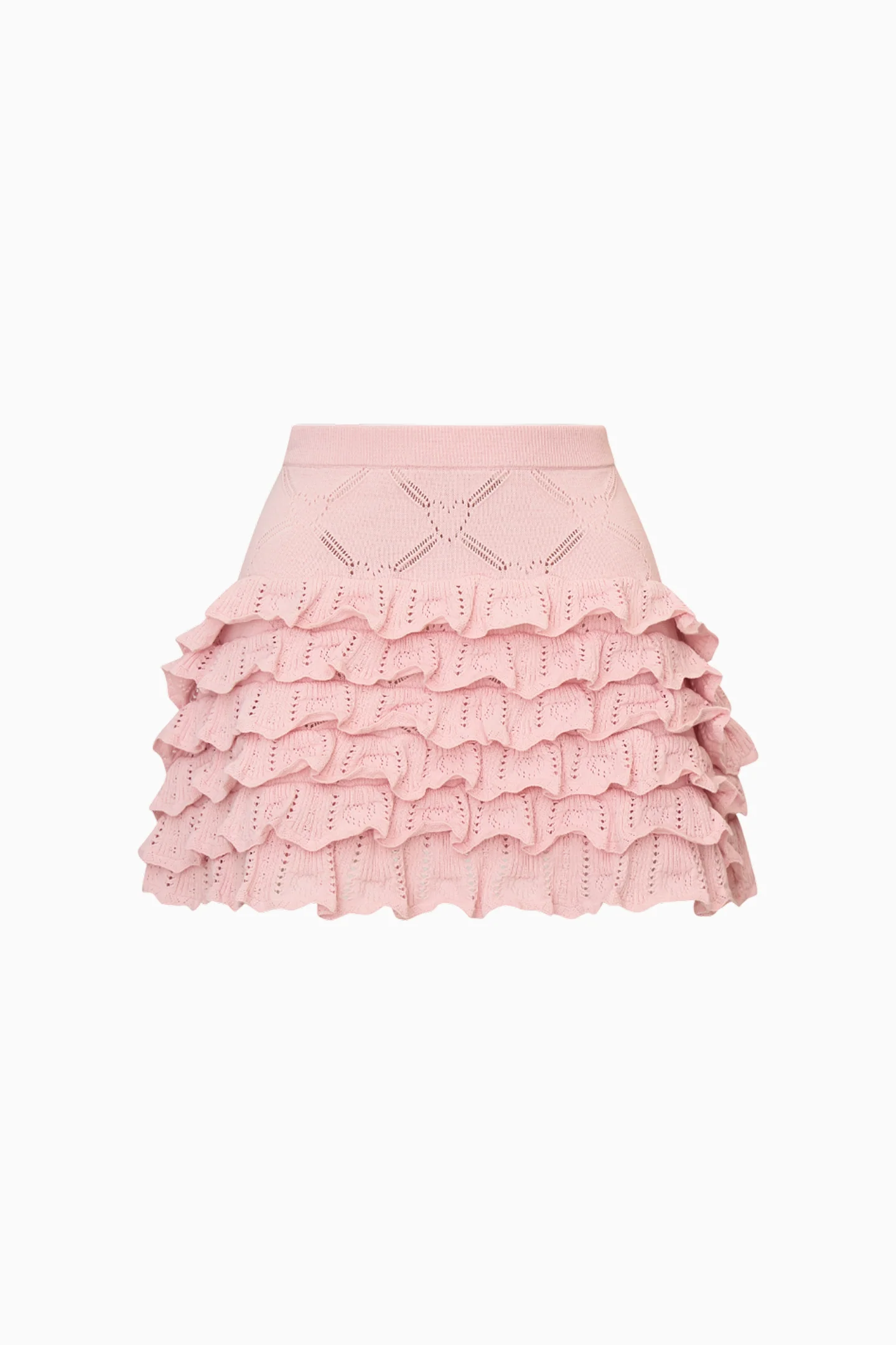 Kalliope Knit Heart Argyle Skirt - Image 6