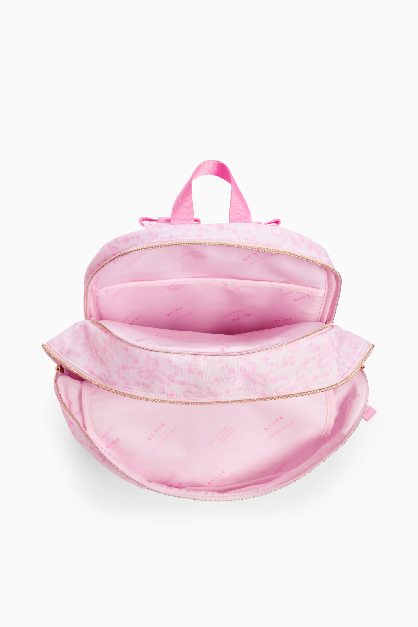 STATE x LoveShackFancy Mixed Print Kane Double Pocket Backpack - Image 6