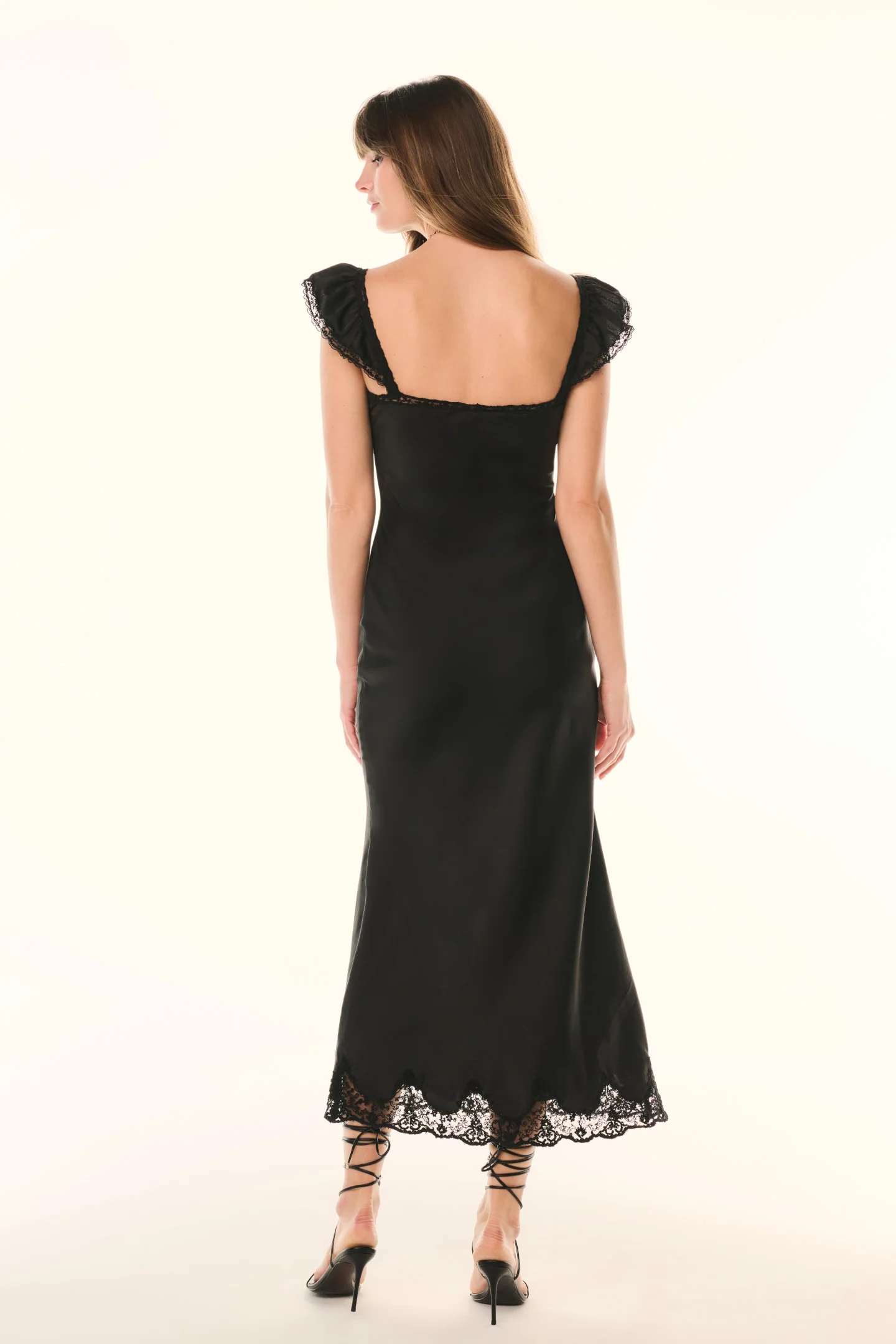 Karmine Lace Ruffled Sleeve Slip Dress - Image 6