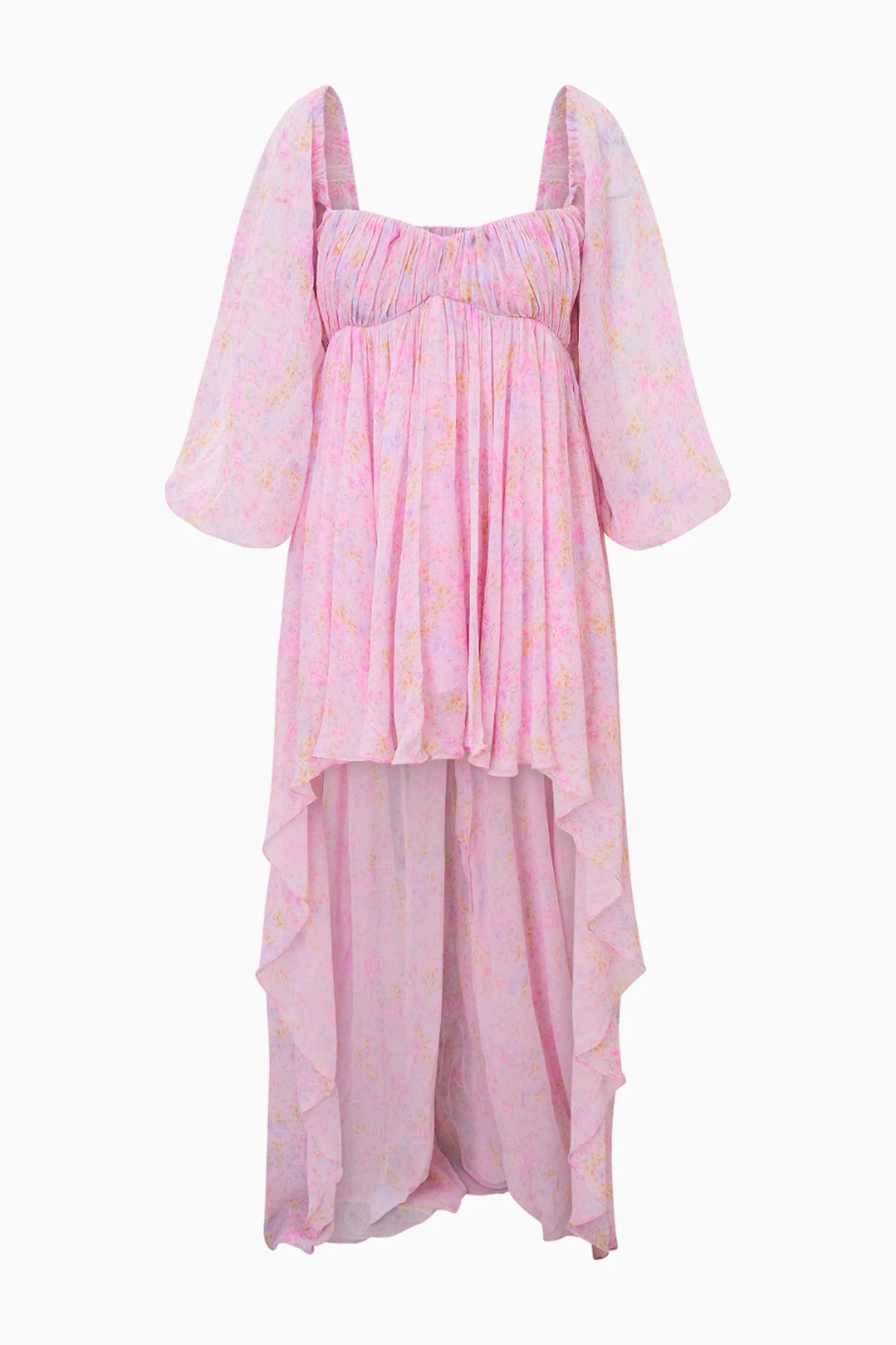 Kataline Floral High-Low Dress - Image 6