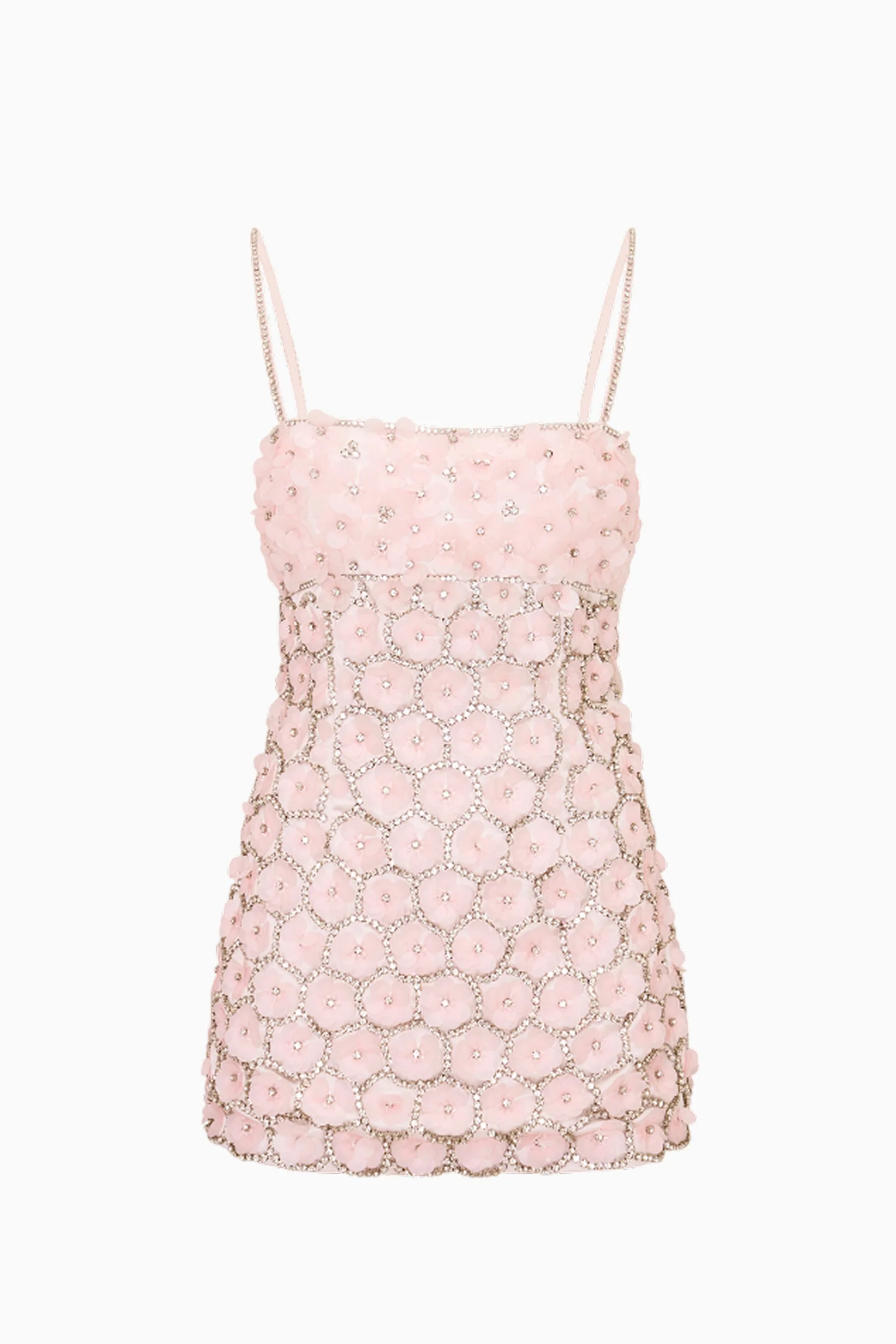 Katarina Floral Embellished Mini Dress - Image 5