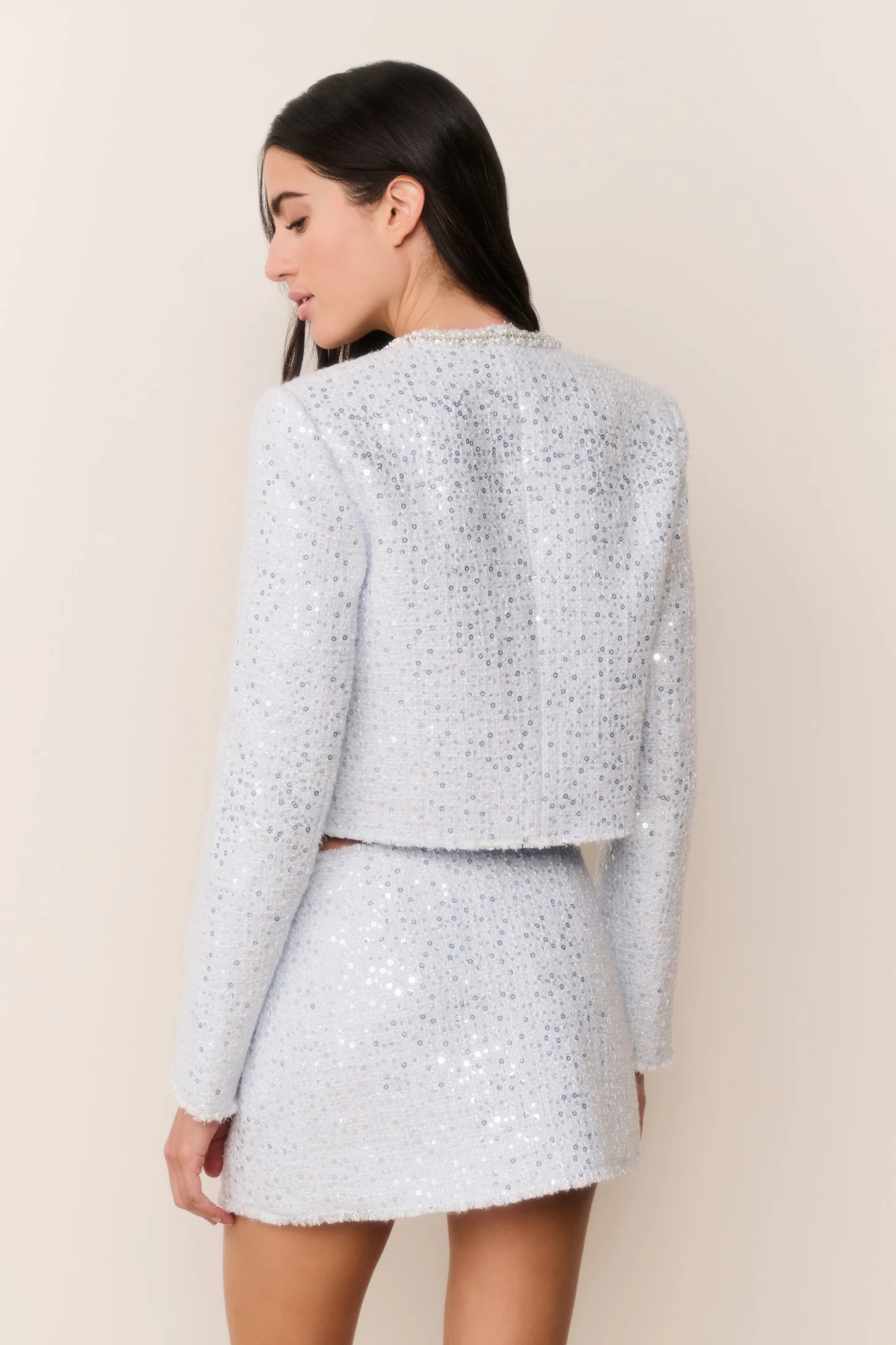 Kelli Sequin Tweed Jacket - Image 4