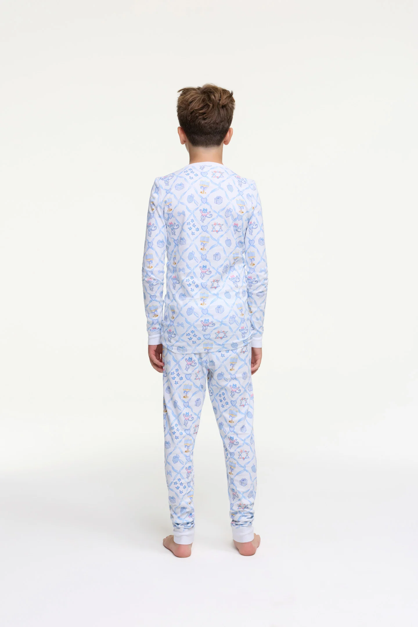 LoveShackFancy x Roller Rabbit Kids Starry Nights Lattice Pajamas - Image 7