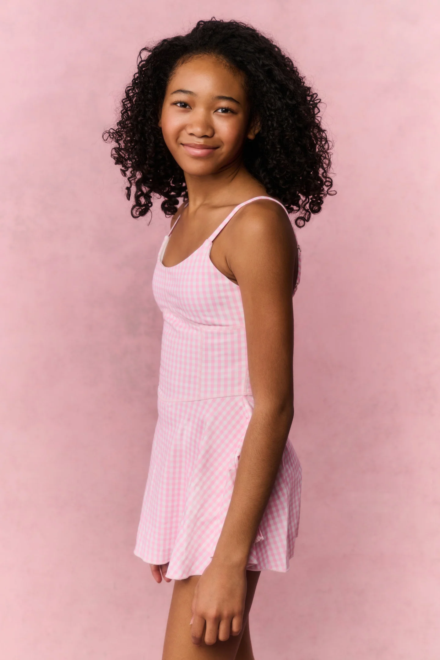Tween Gingham Kishori Active Dress - Image 2