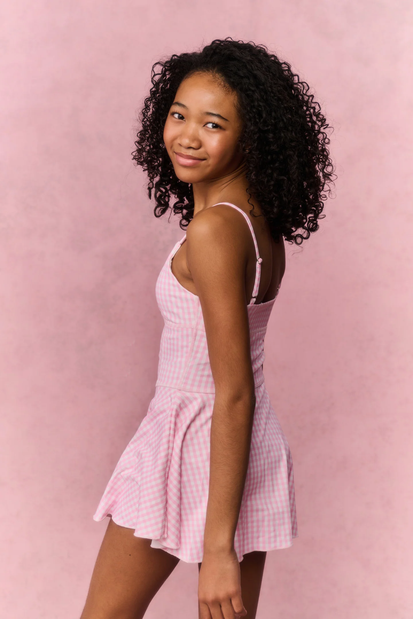 Tween Gingham Kishori Active Dress - Image 3