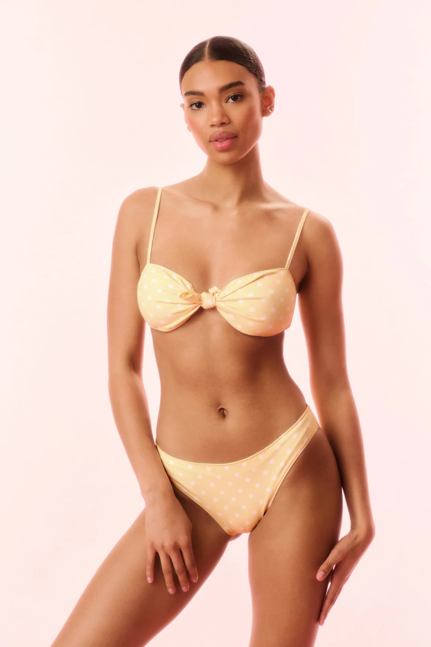 Klaudyna Polkadot Bikini - MARIGOLD - Image 2
