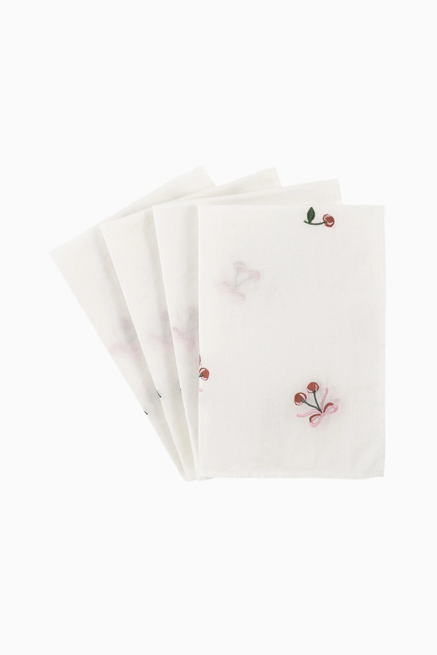 Embroidered Napkins - Set of 4 - Image 2