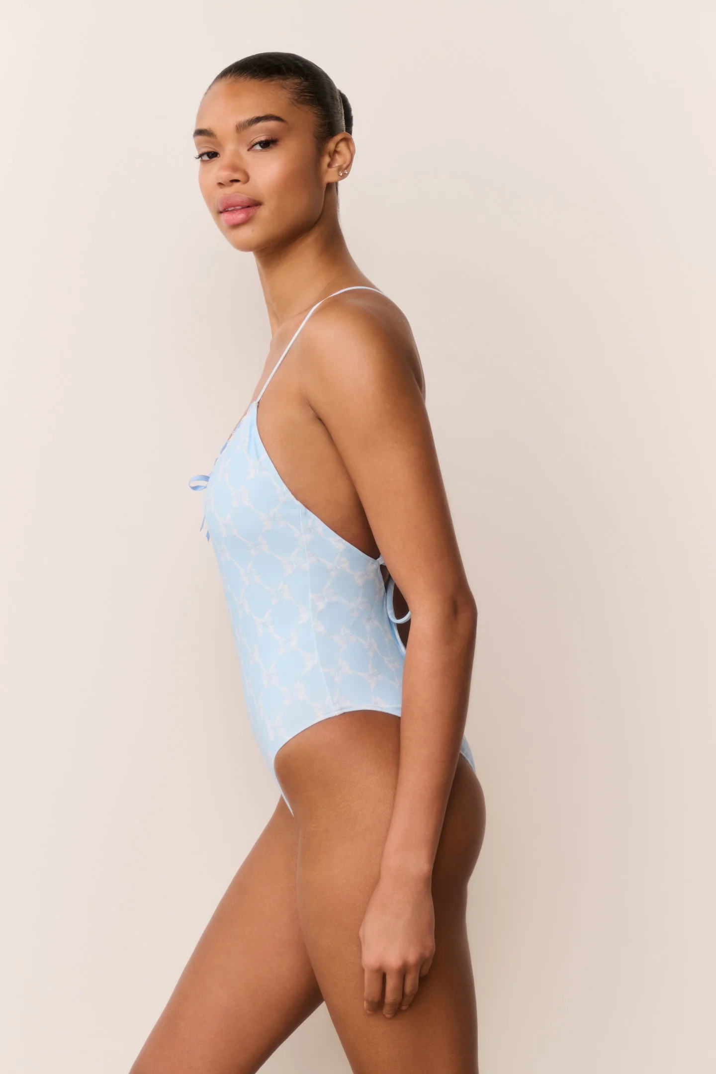 Laguna Bow Print One-Piece Swimsuit - Image 5