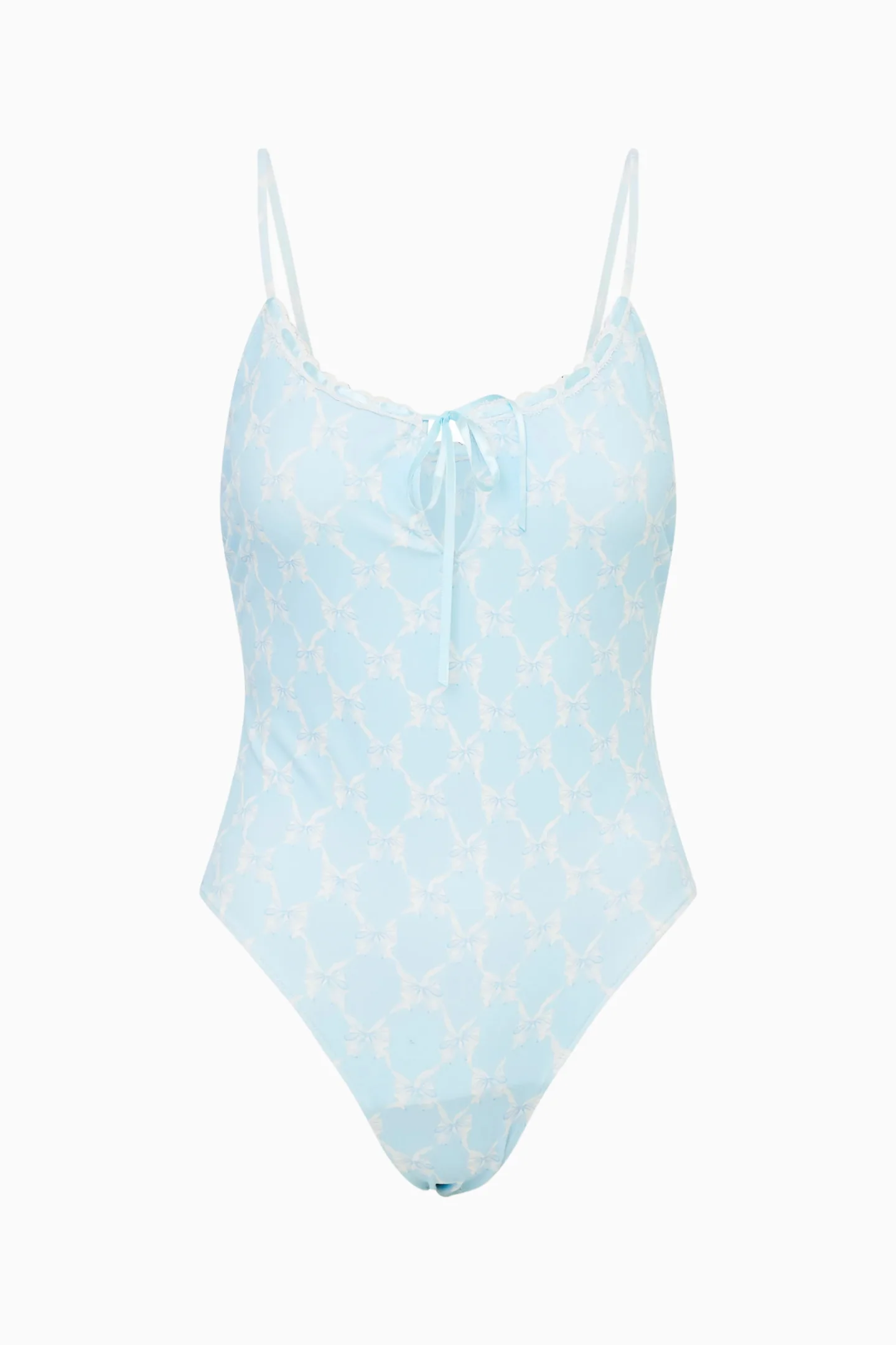 Laguna Bow Print One-Piece Swimsuit - Image 7