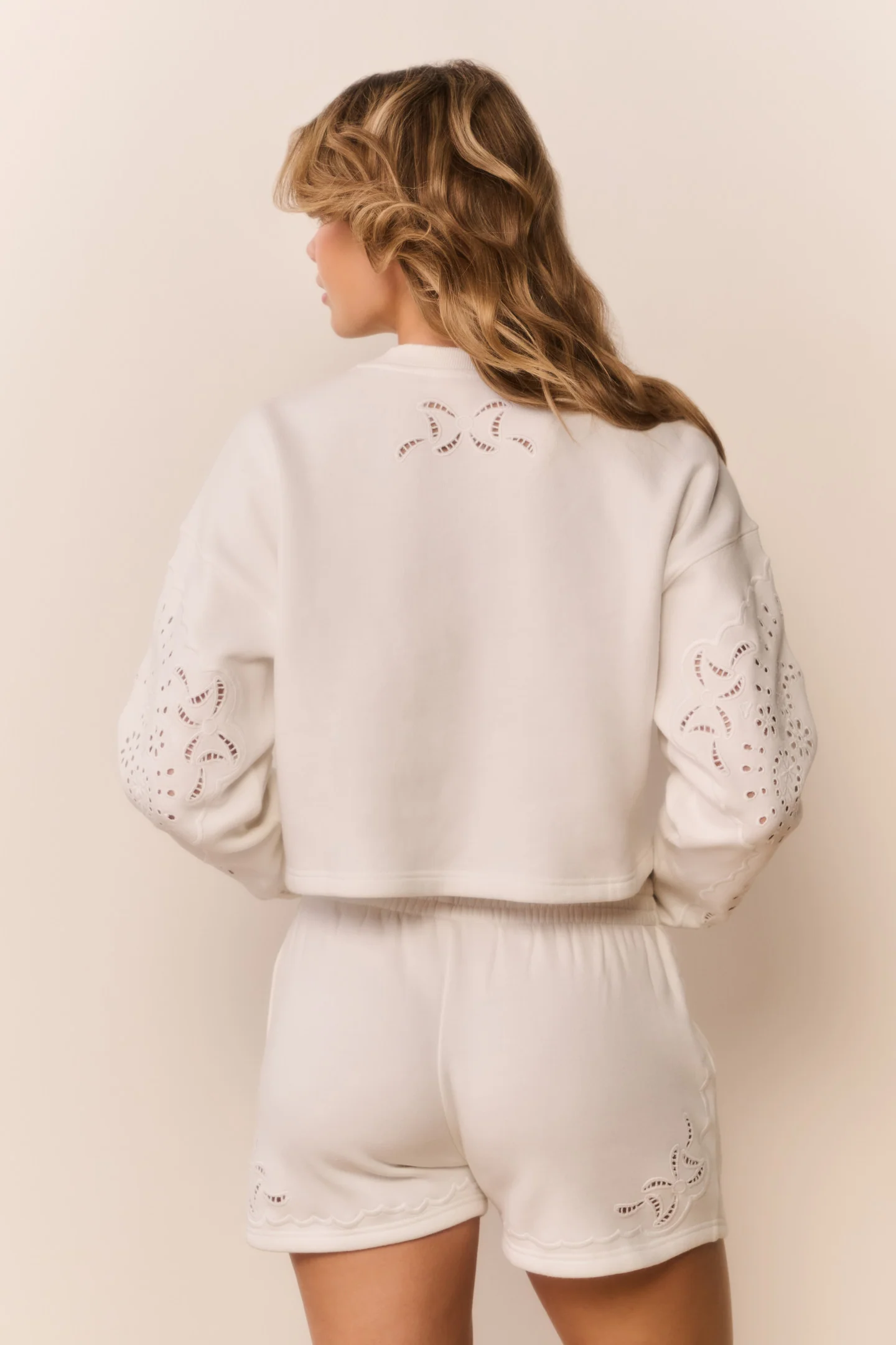 Lalo Bandana Eyelet Fleece Pullover - Image 5