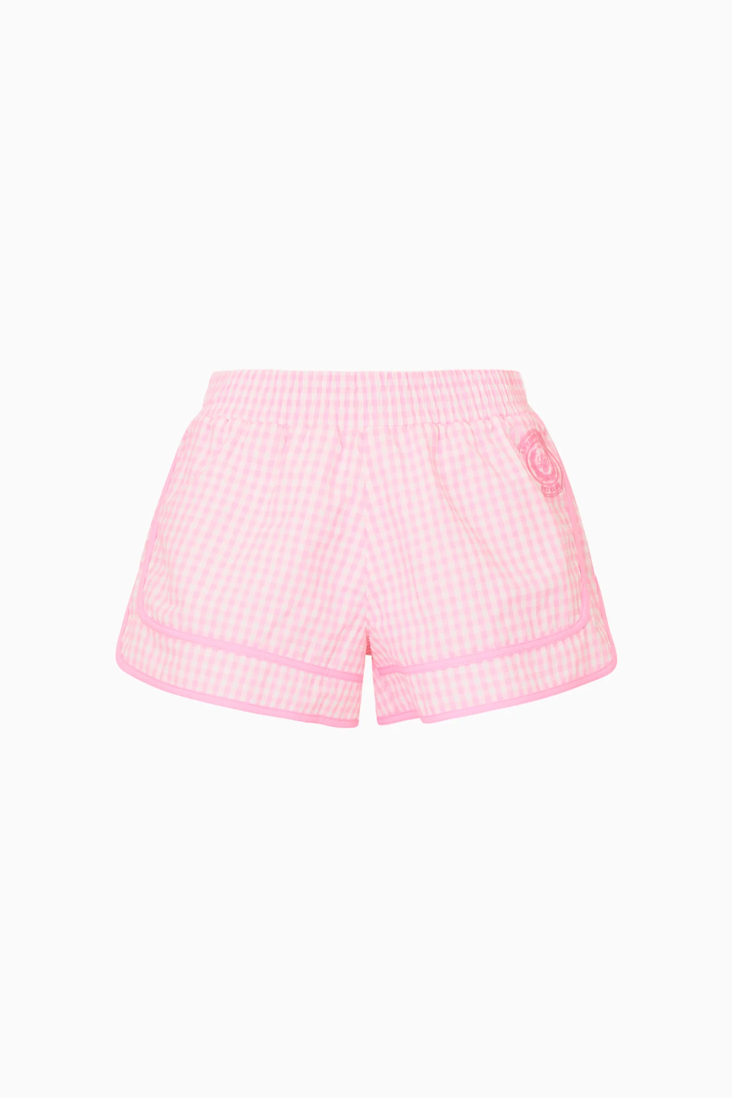 Lavey Gingham Windbreaker Shorts - Image 7