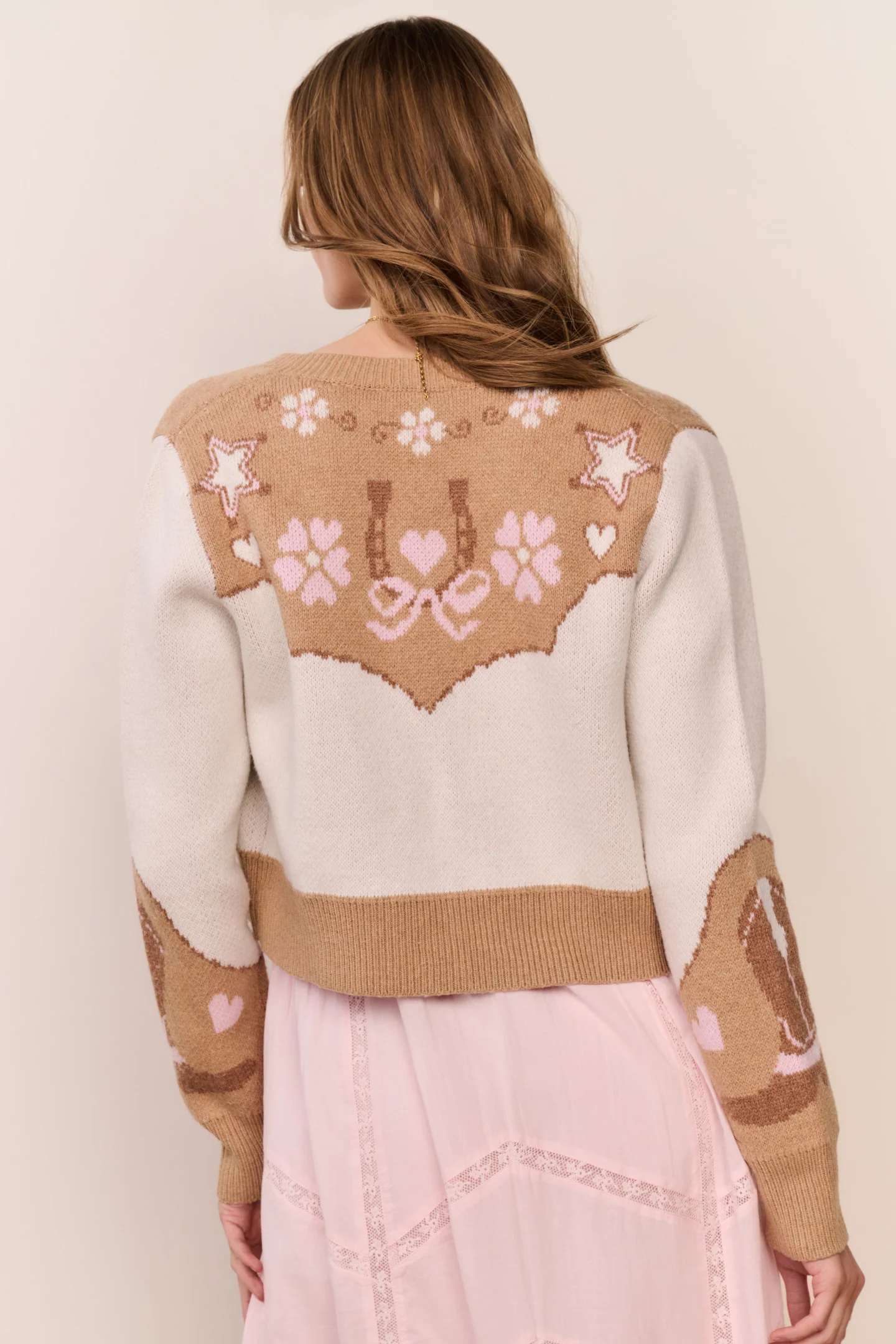 Leyah Wool-Blend Saddle Up Cardigan - Image 7