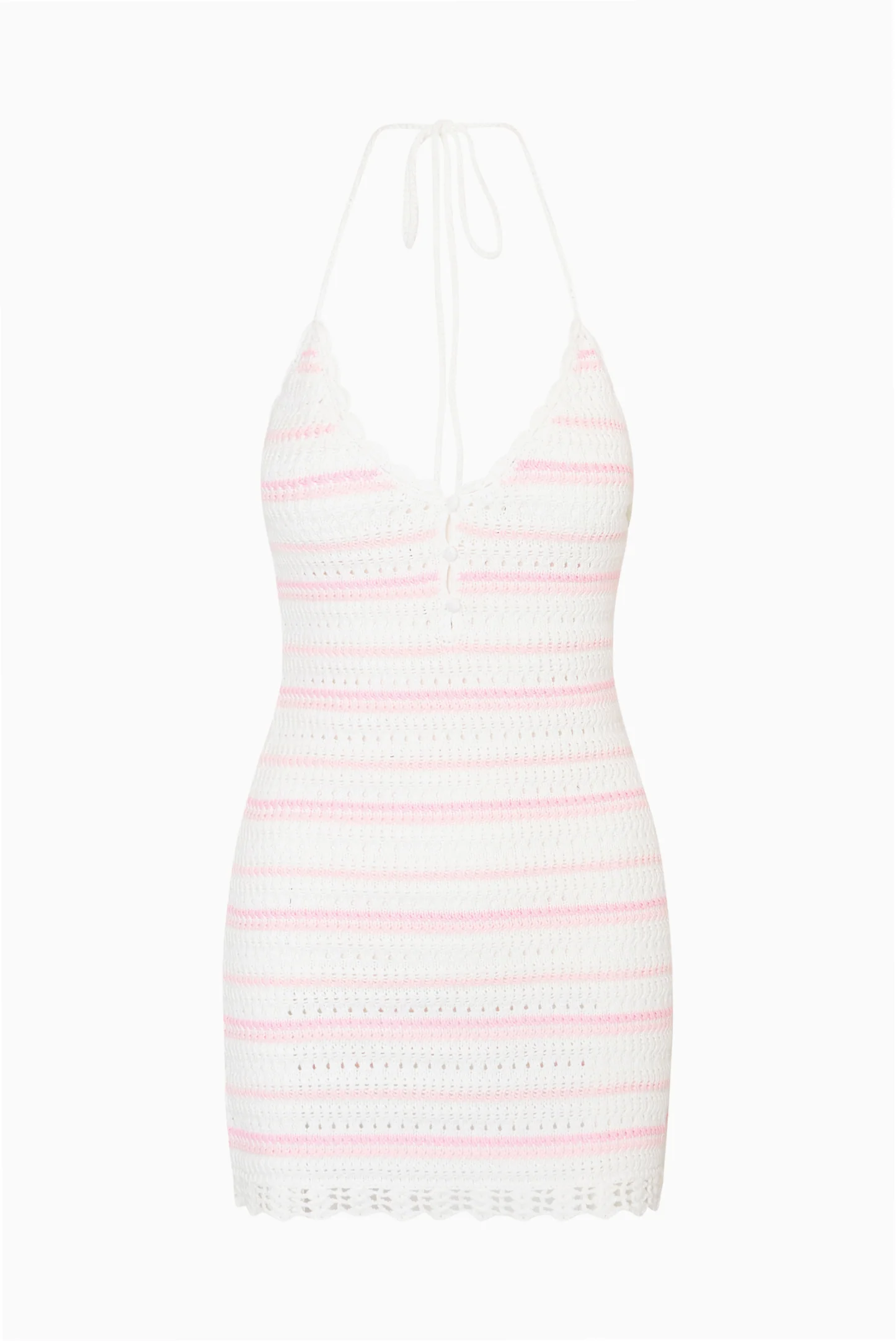 Lilibelle Cotton Crochet Mini Dress - Image 5