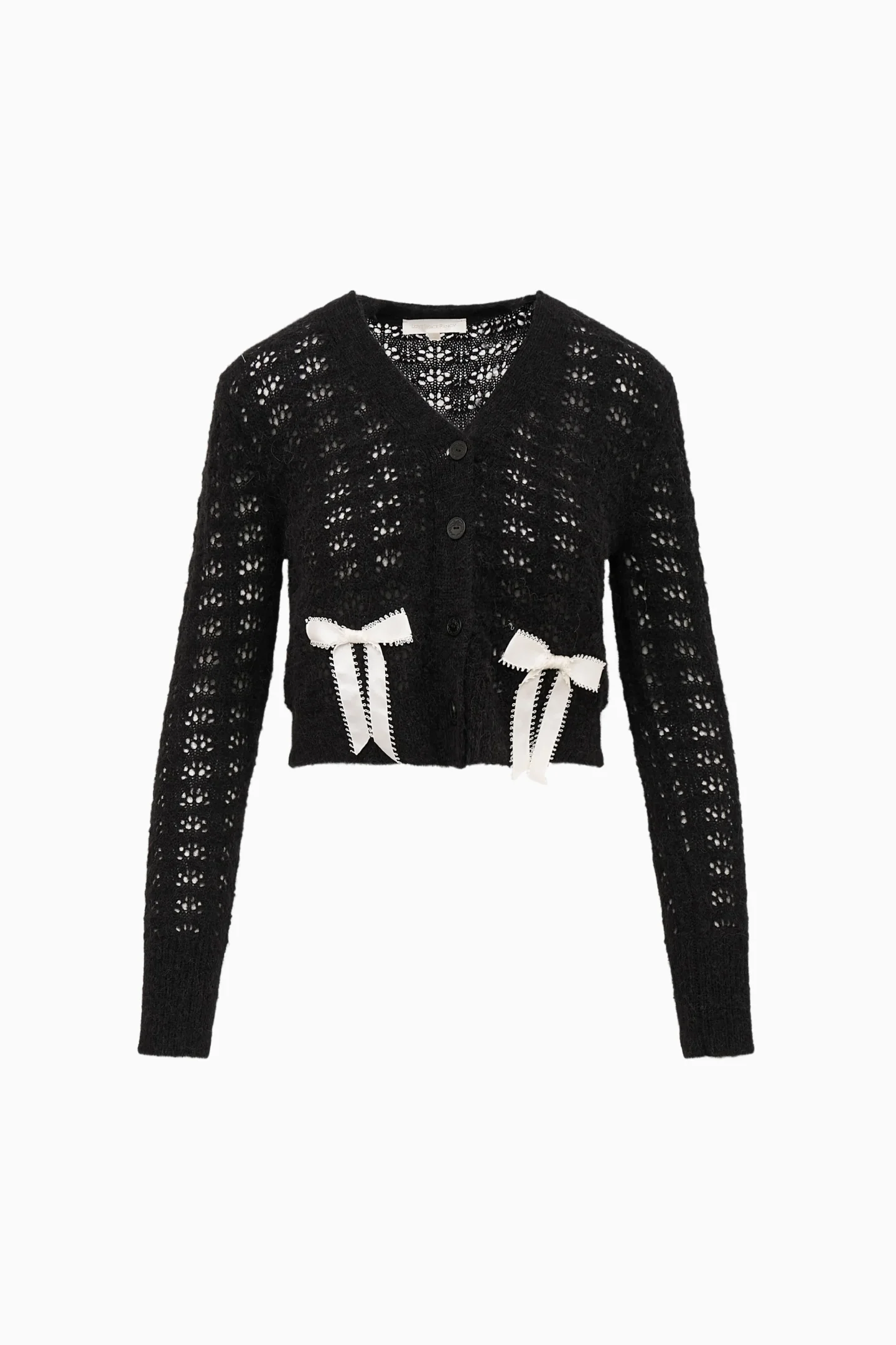 Lilly Alpaca-Blend Bow Cardigan - Image 10