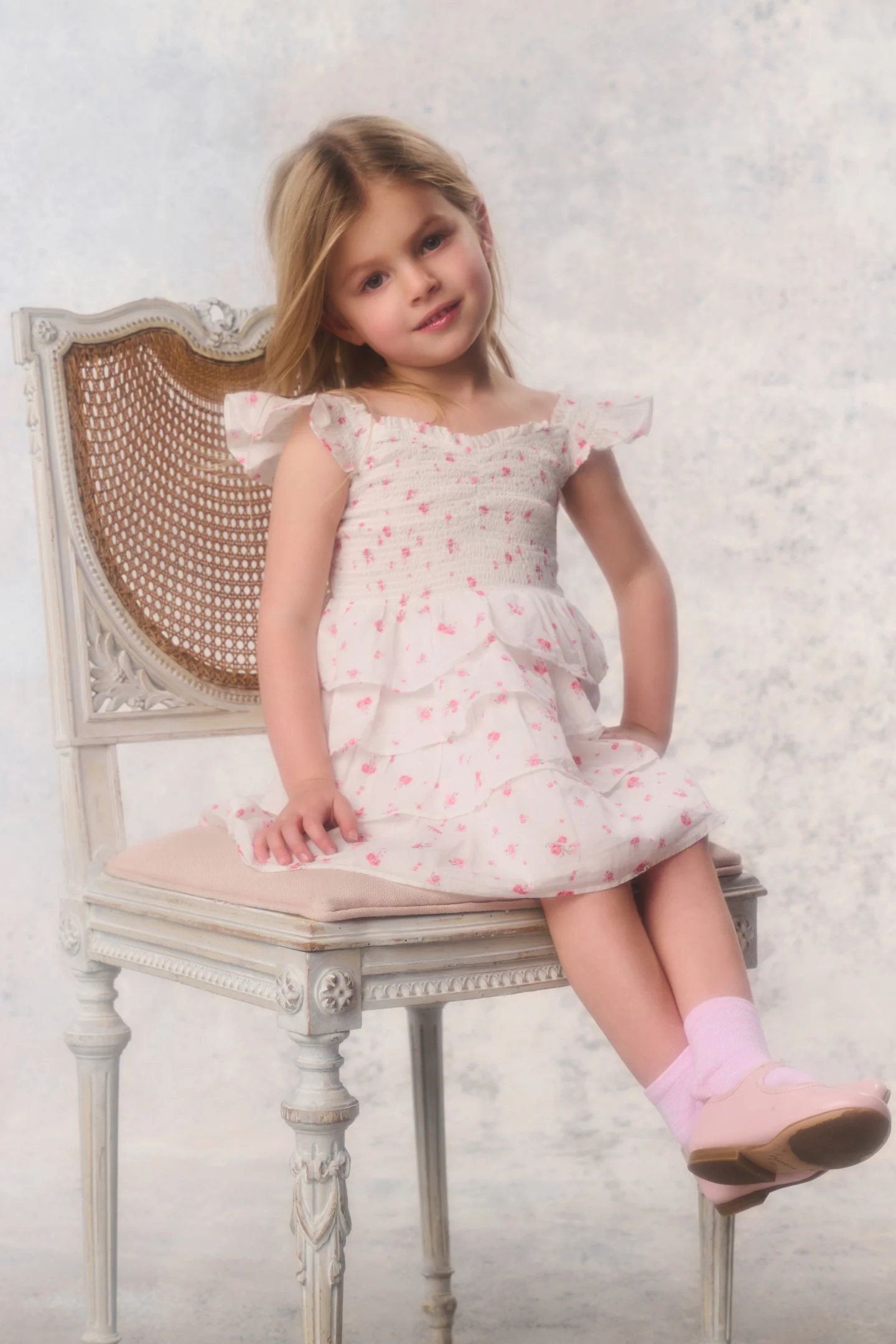 Little Girls Re-Edition Linoette Mini Dress - Image 2