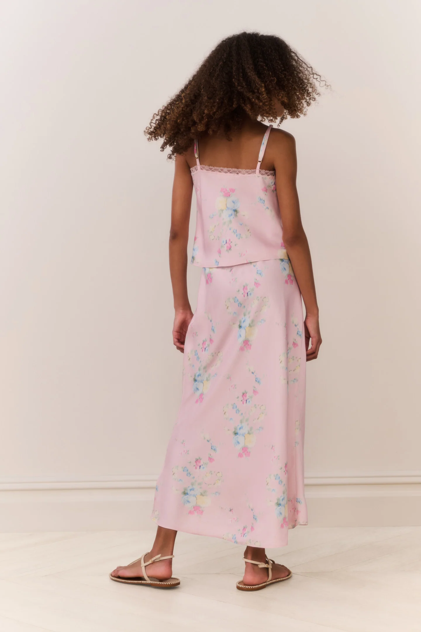 Tween Lirena Satin Floral Top - Image 4