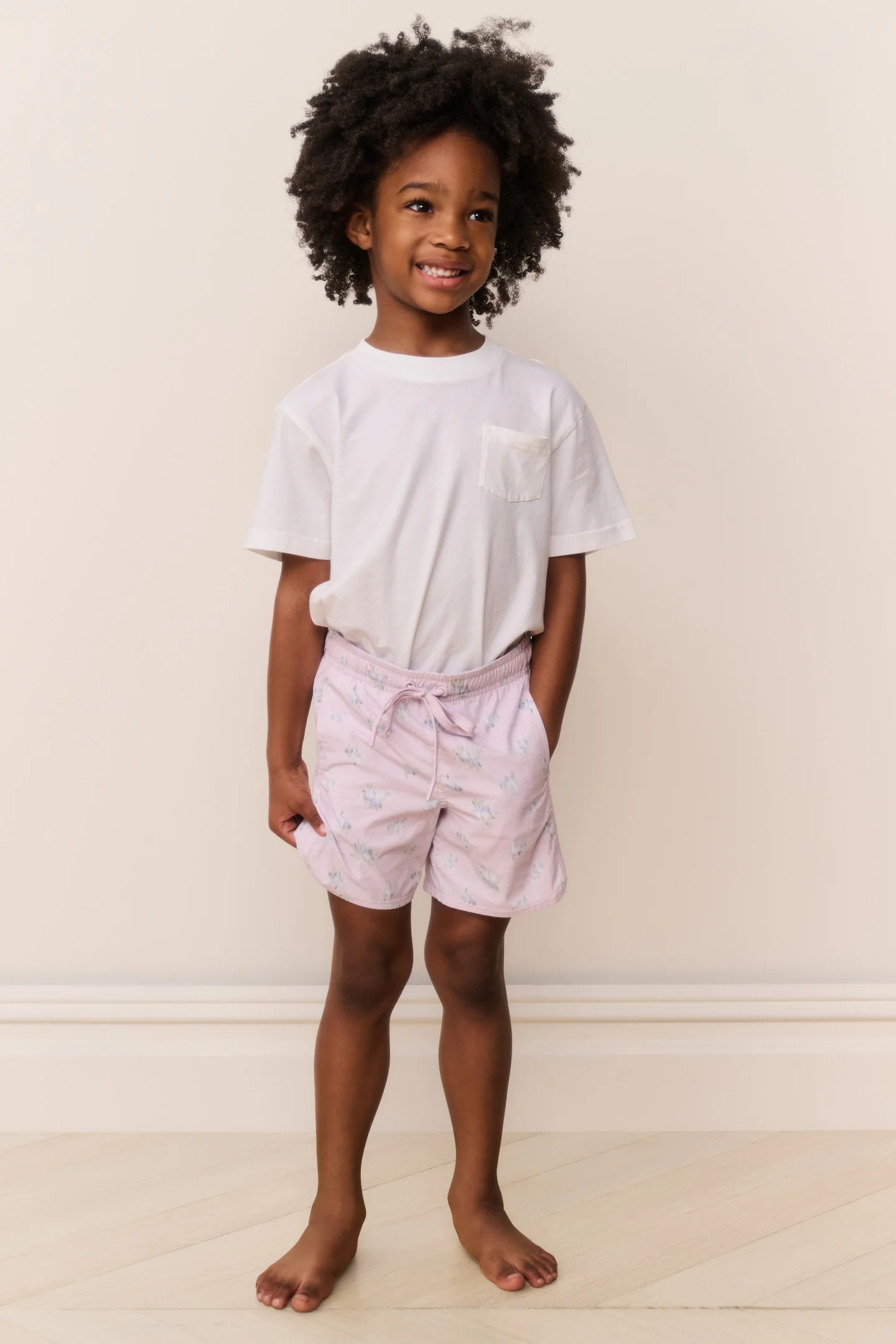 Boys Floral Swim Shorts - Image 2
