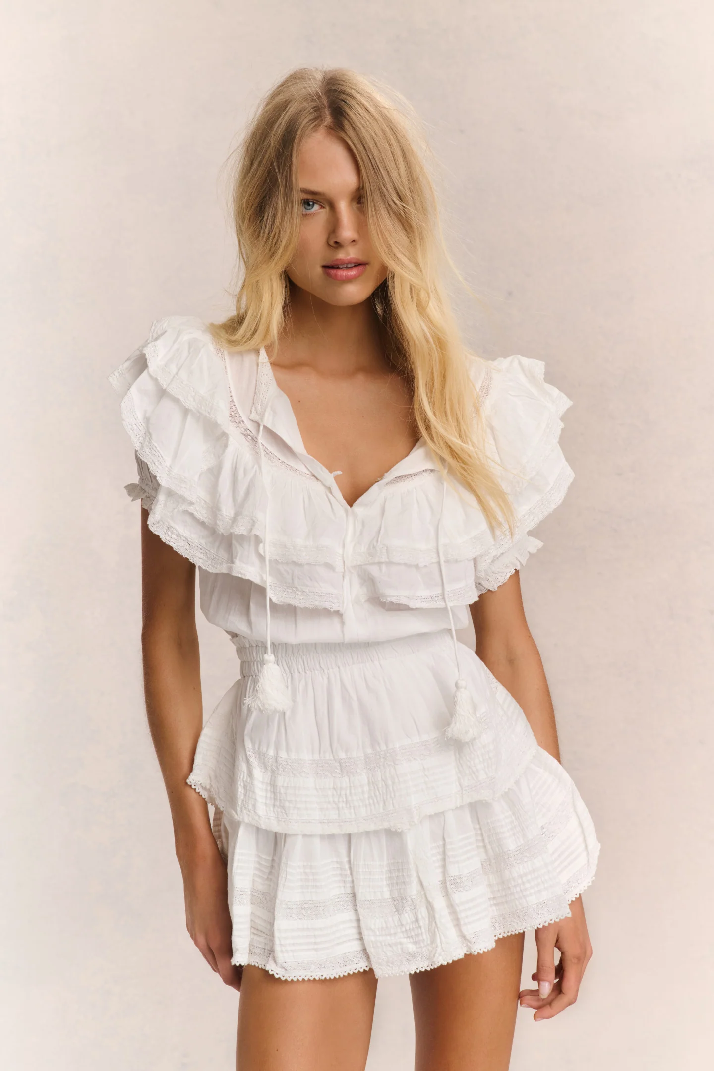 Liv Cotton Ruffled Heritage Dress - Image 4