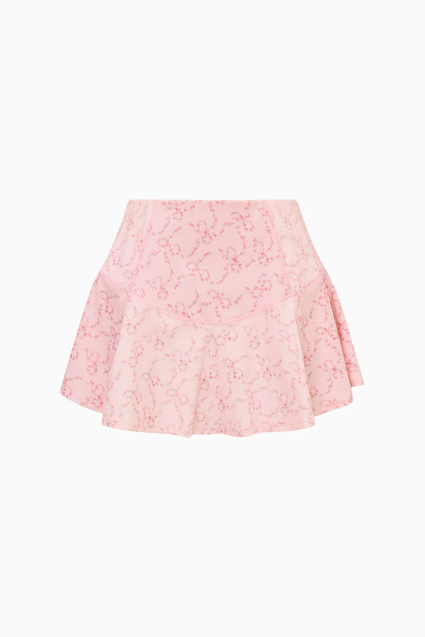 Livetta Floral Bow Print Active Skirt - Image 4
