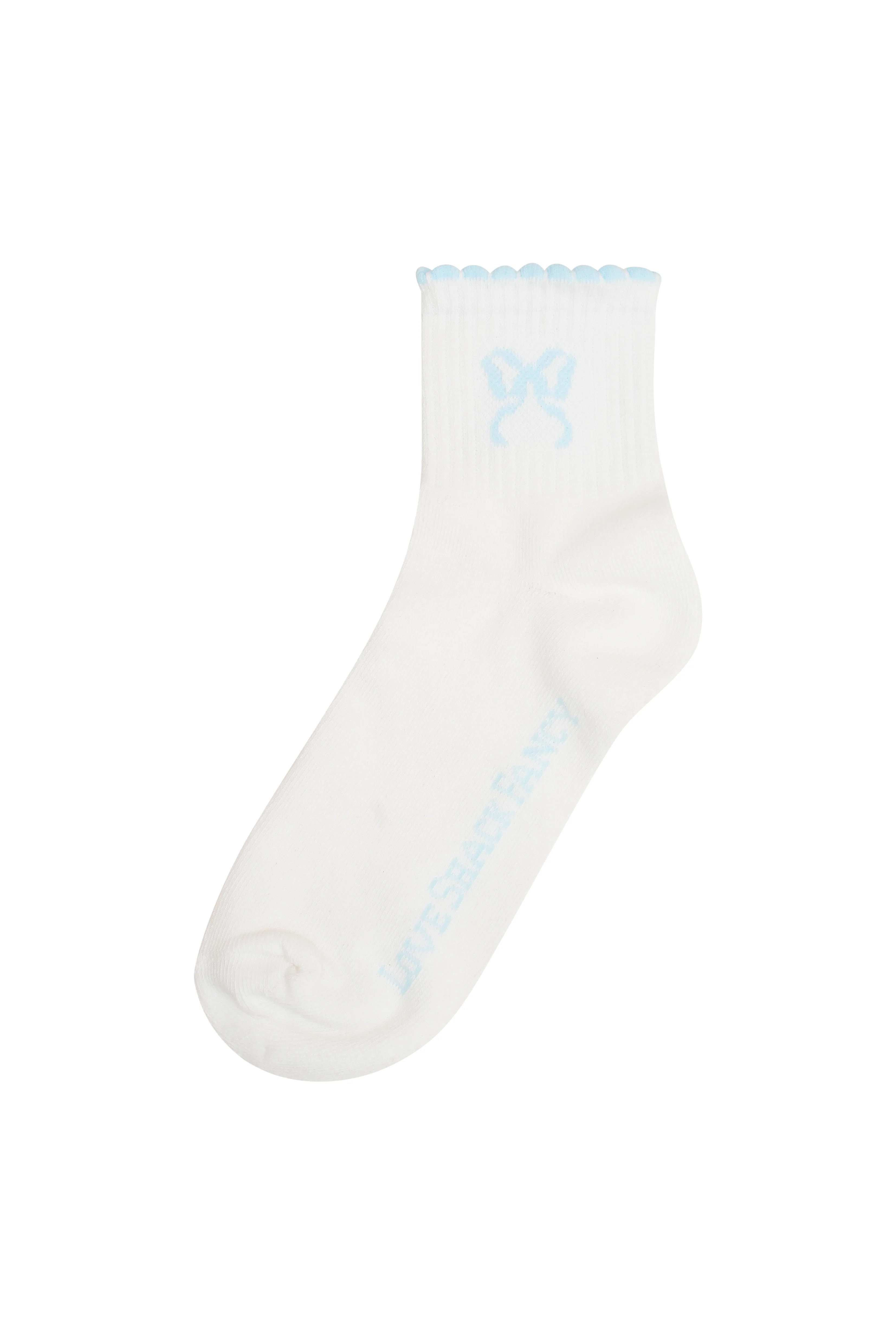 Doyenne Cotton Bow Ankle Socks - Image 4