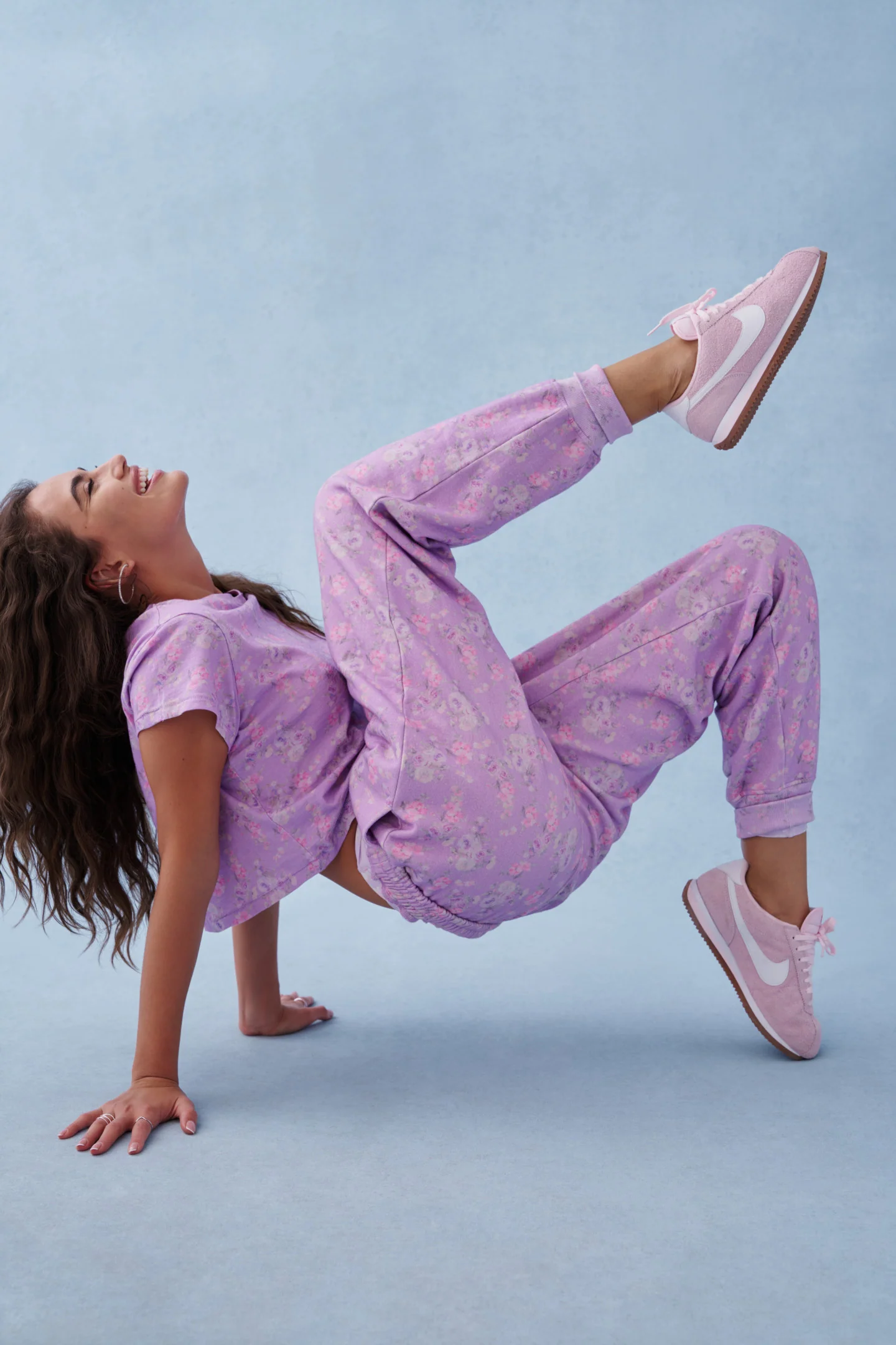 Lolana Floral Cotton Sweatpants - Image 8