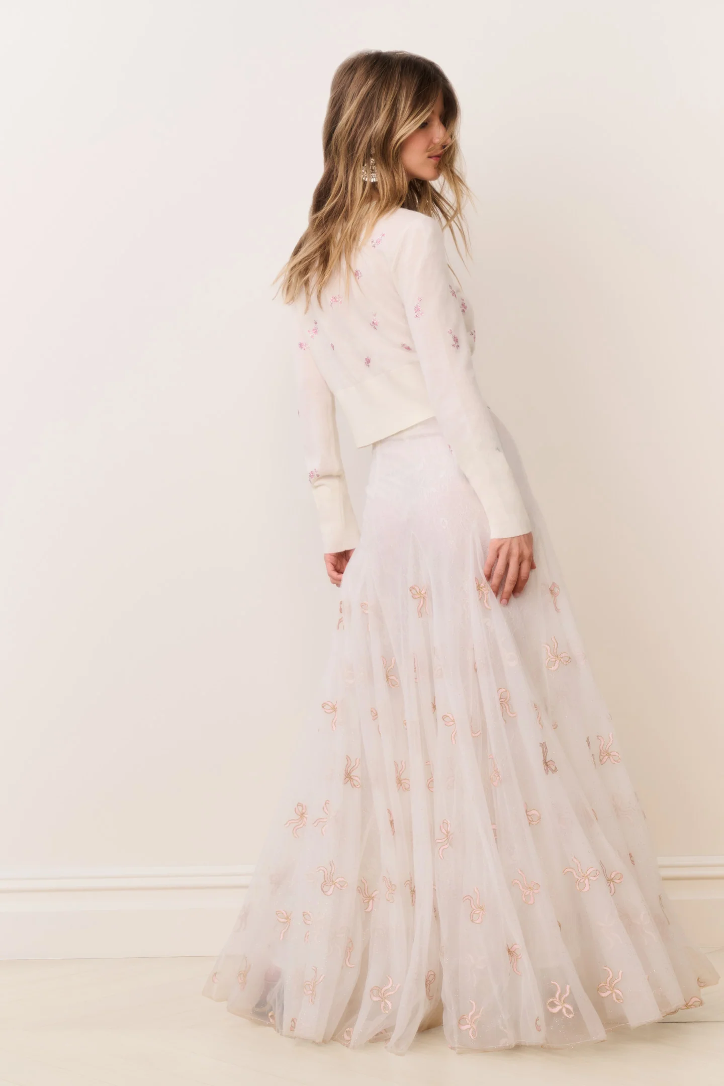 Lomani Secret Crush Tulle Maxi Skirt - Image 4