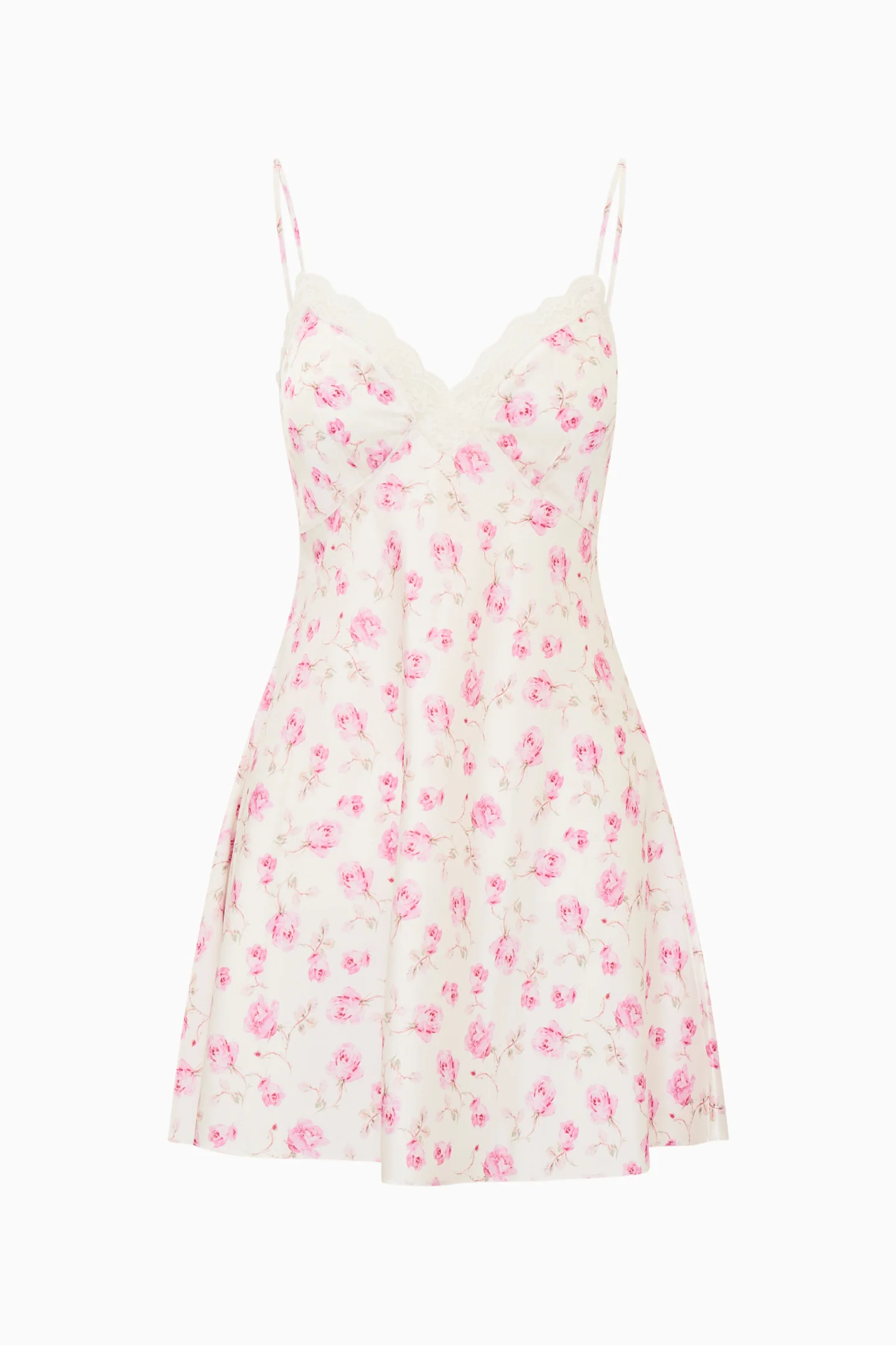 Lorinda Heirloom Print Mini Slip Dress - Image 11