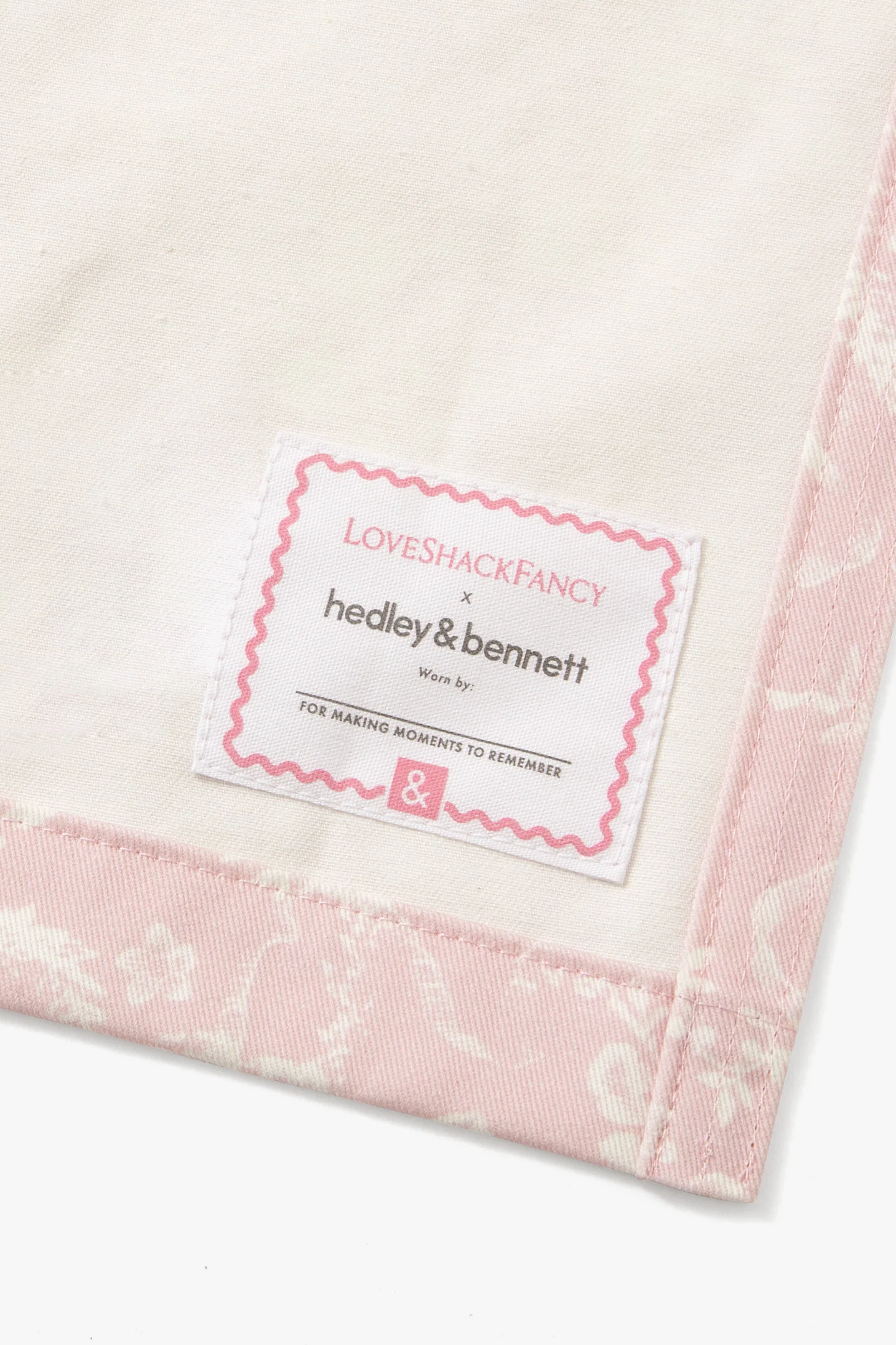 LoveShackFancy X Hedley & Bennett Perennial Pink Apron - Image 8
