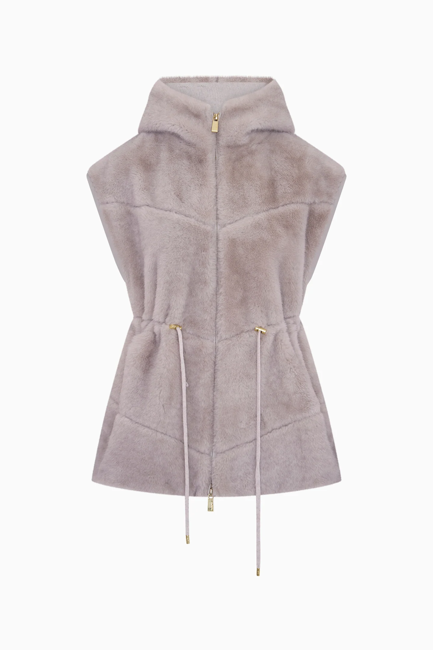 LoveShackFancy x MAX&MOI Valora Faux Fur Vest - Image 8