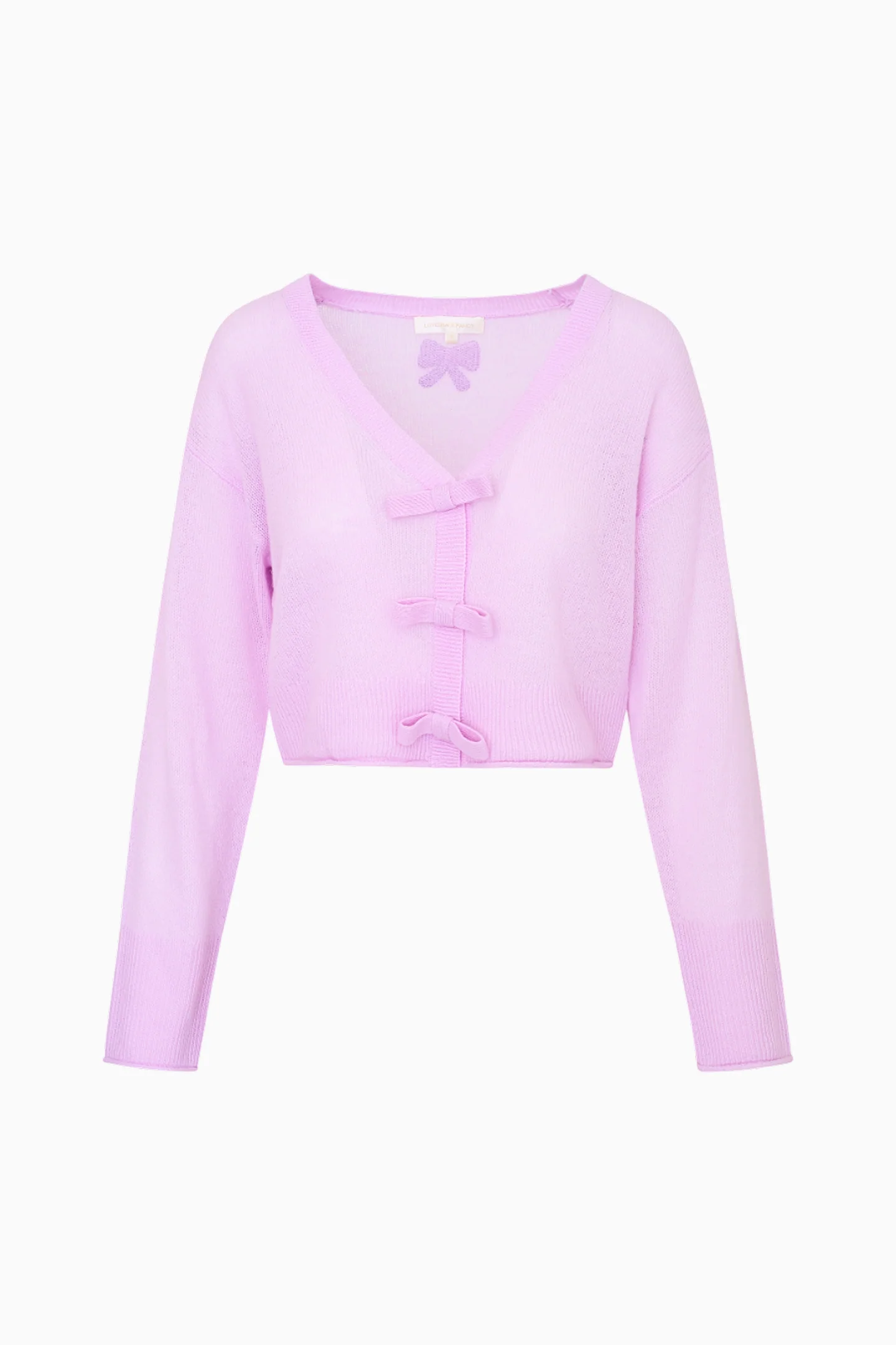 Luisella Lightweight Cashmere Cardigan - CLOUDED ROSE - Image 6