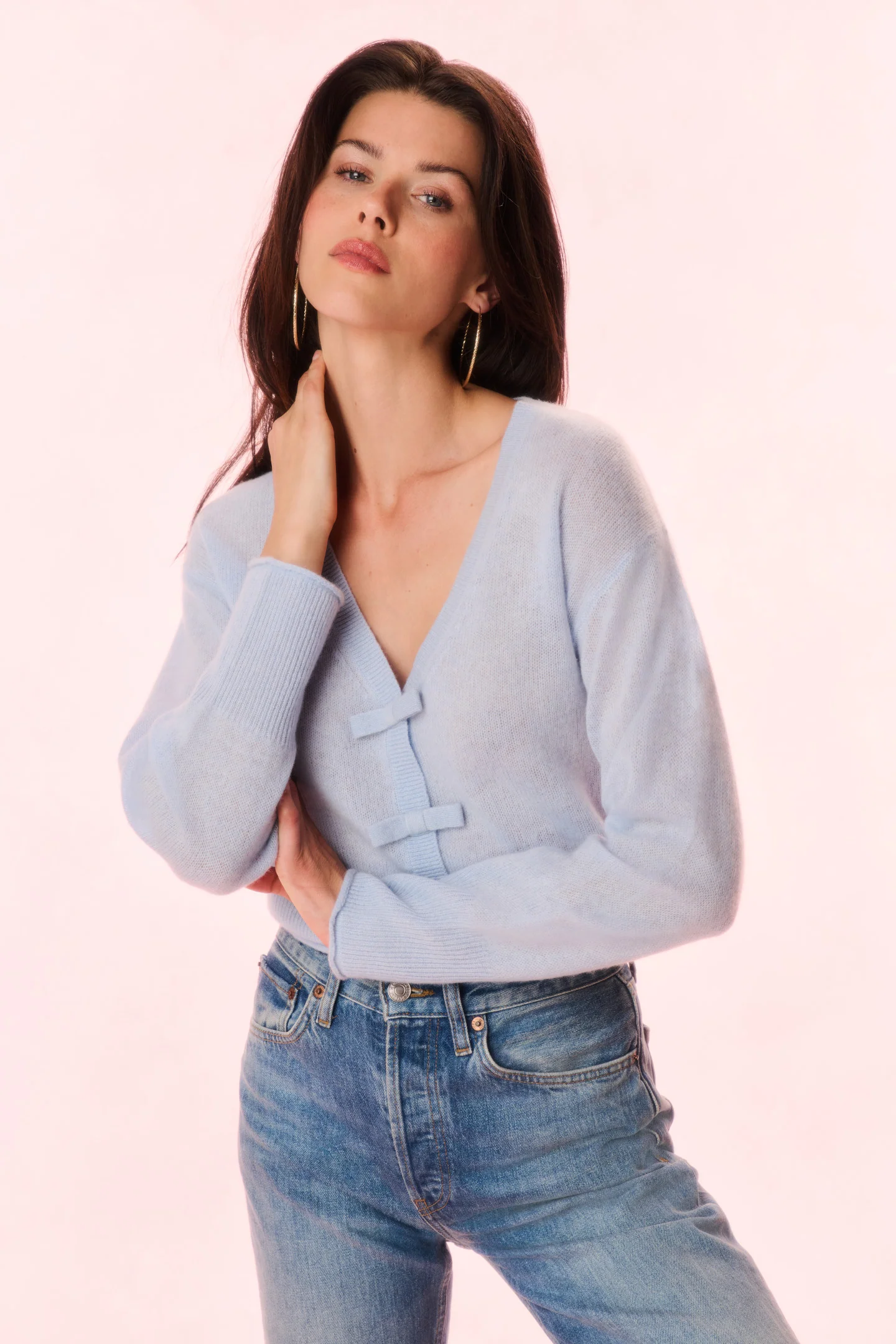 Luisella Lightweight Cashmere Cardigan - Image 2